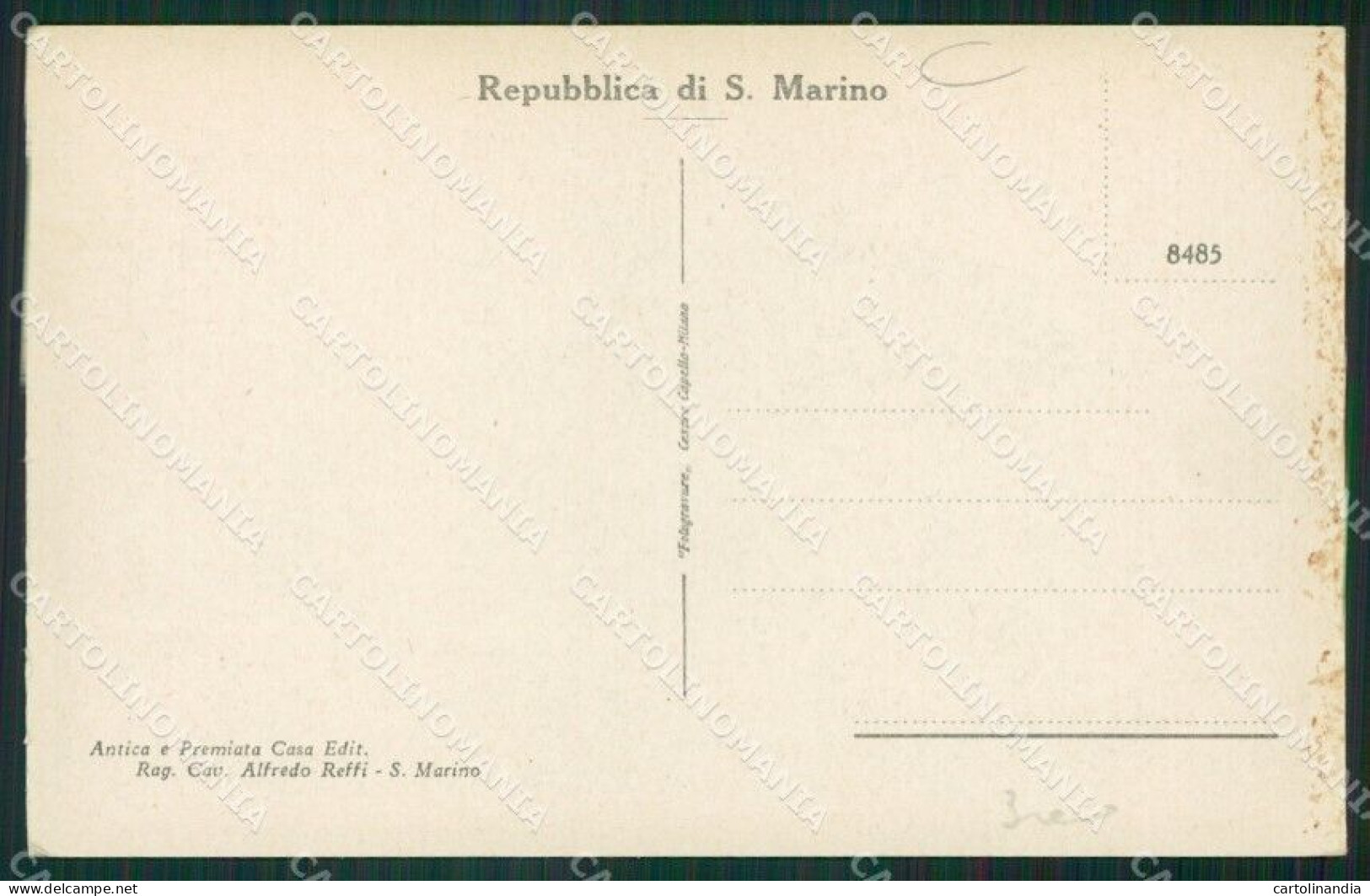 San Marino PIEGHINA Cartolina MQ5492 - Saint-Marin