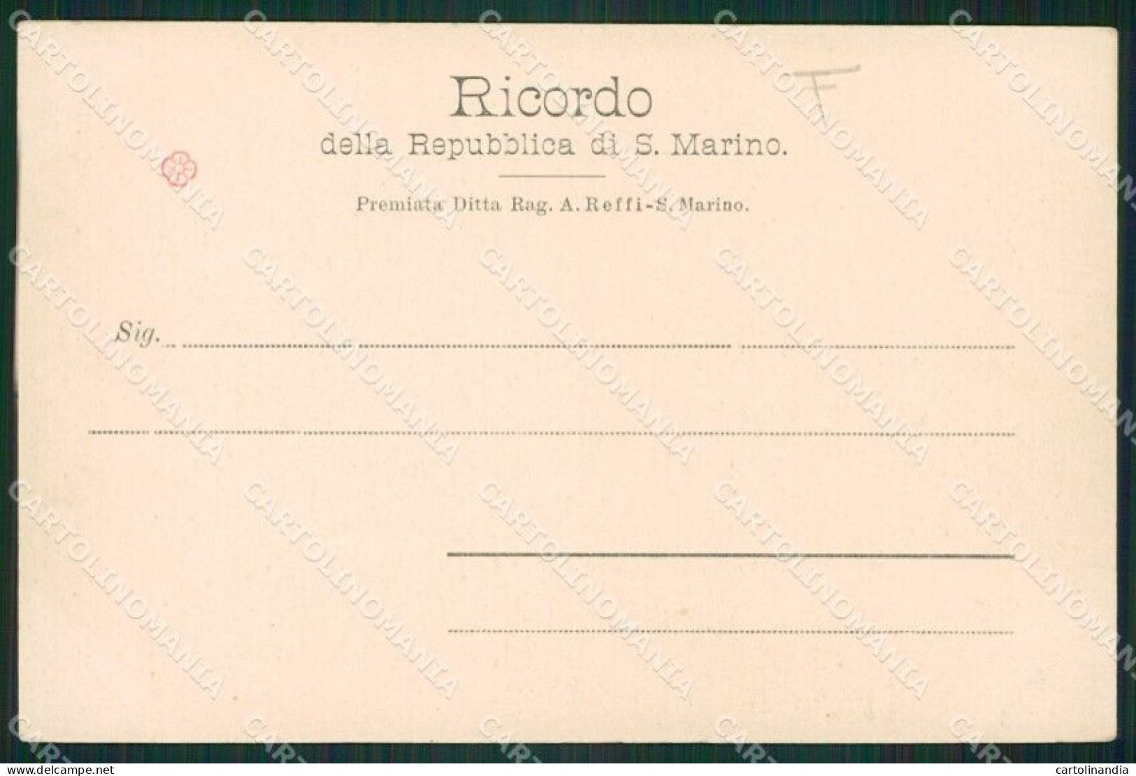 San Marino Cartolina MQ5535 - Saint-Marin