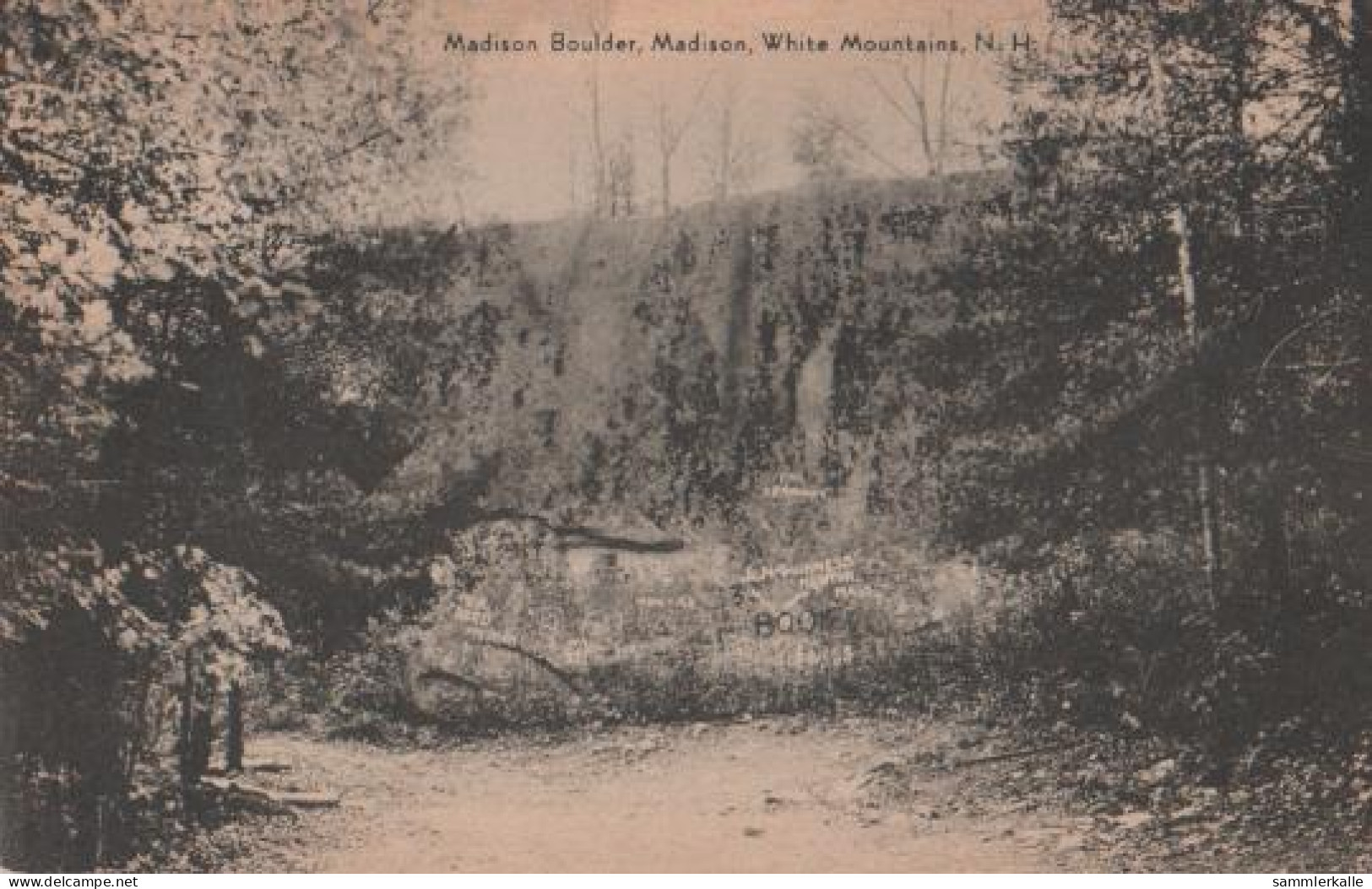 17462 - USA, New Hampshire - White Mountain N.H. - Madison Boulder - Ca. 1935 - Autres & Non Classés