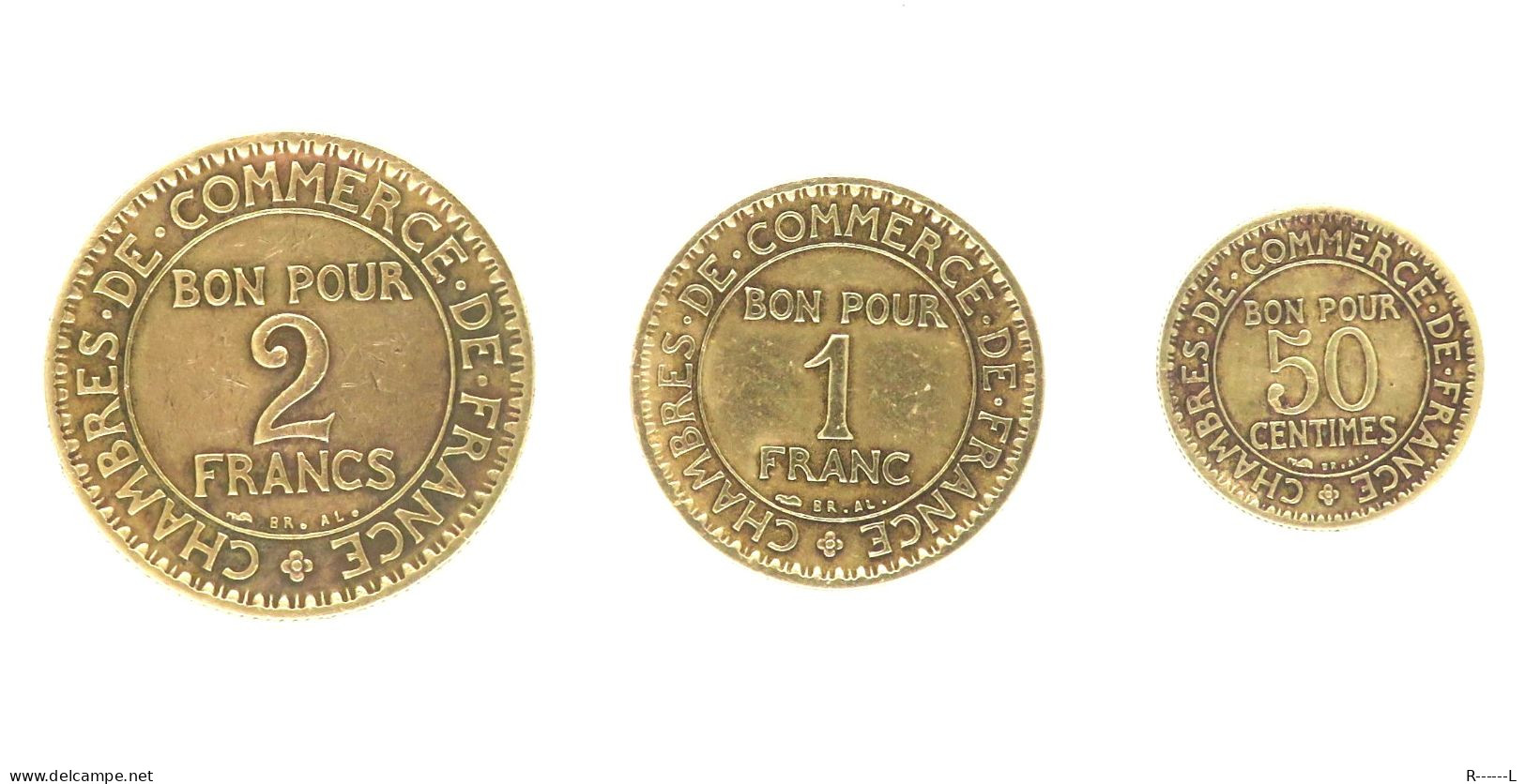 50 Cent - 1 Franc -2 Francs  Année 1923 - Other & Unclassified