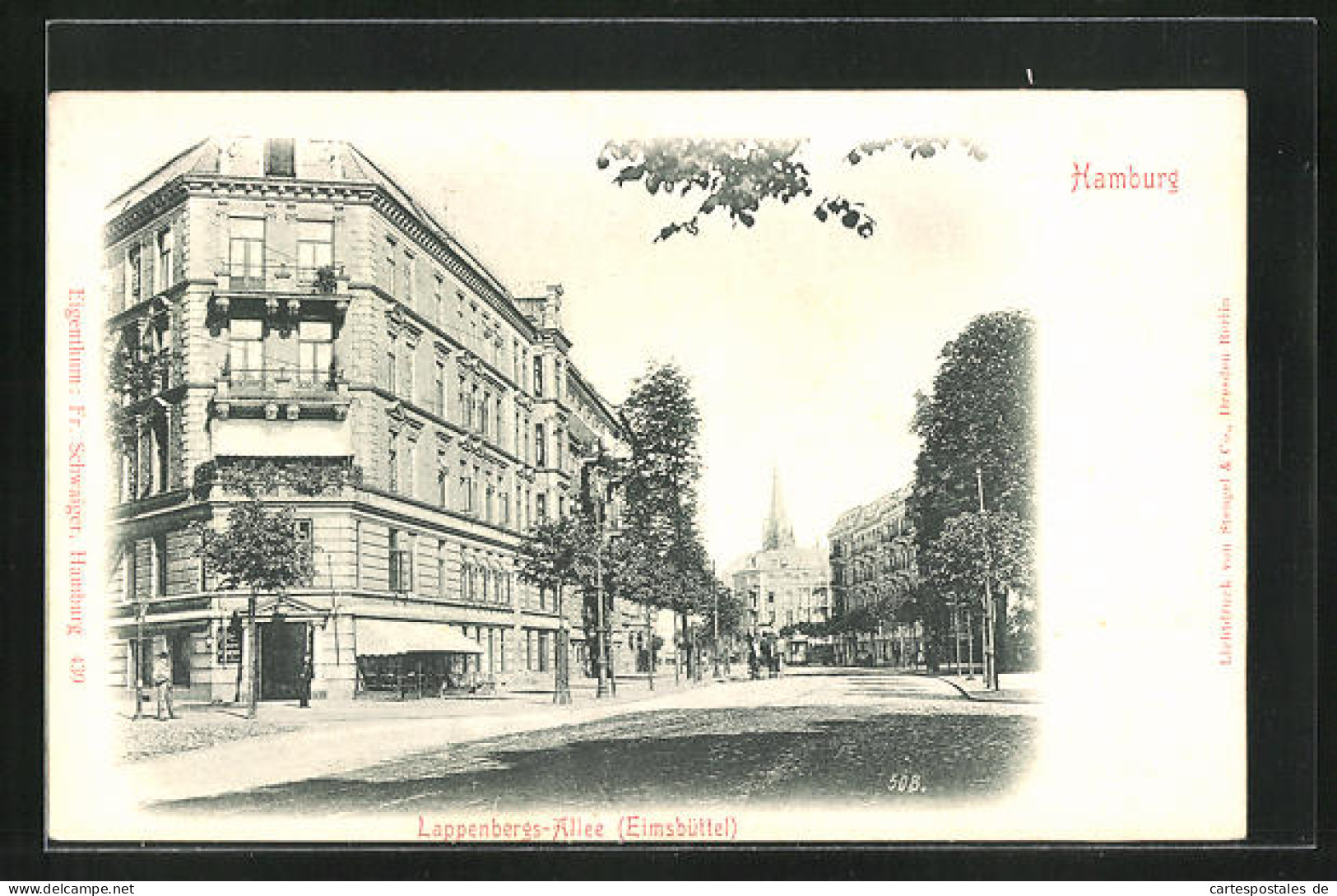 AK Hamburg-Eimsbüttel, Partie In Der Lappenbergsallee  - Eimsbuettel