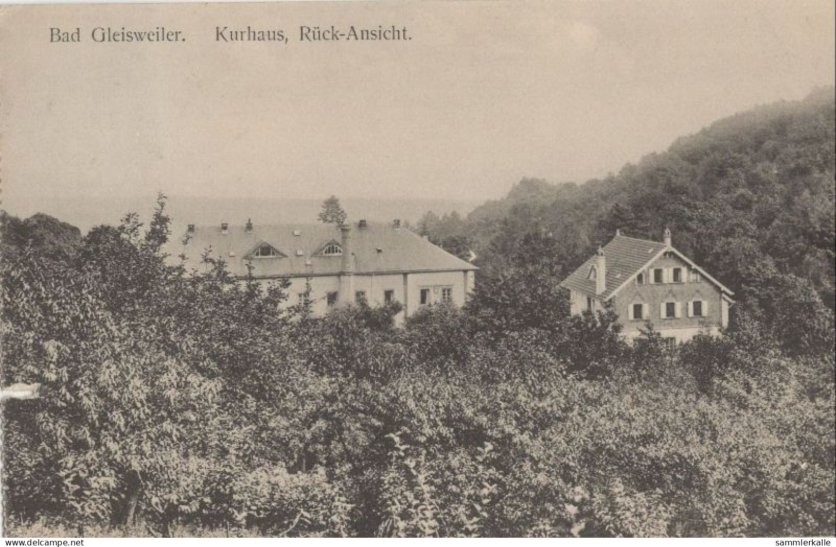 128688 - Gleisweiler - Kurhaus, Rückansicht - Landau