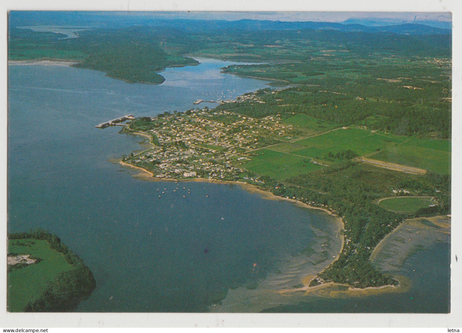 Australia TASMANIA TAS Aerial View Of Tamar River & BEAUTY POINT Murfett P8091-1 Postcard C1970s - Other & Unclassified