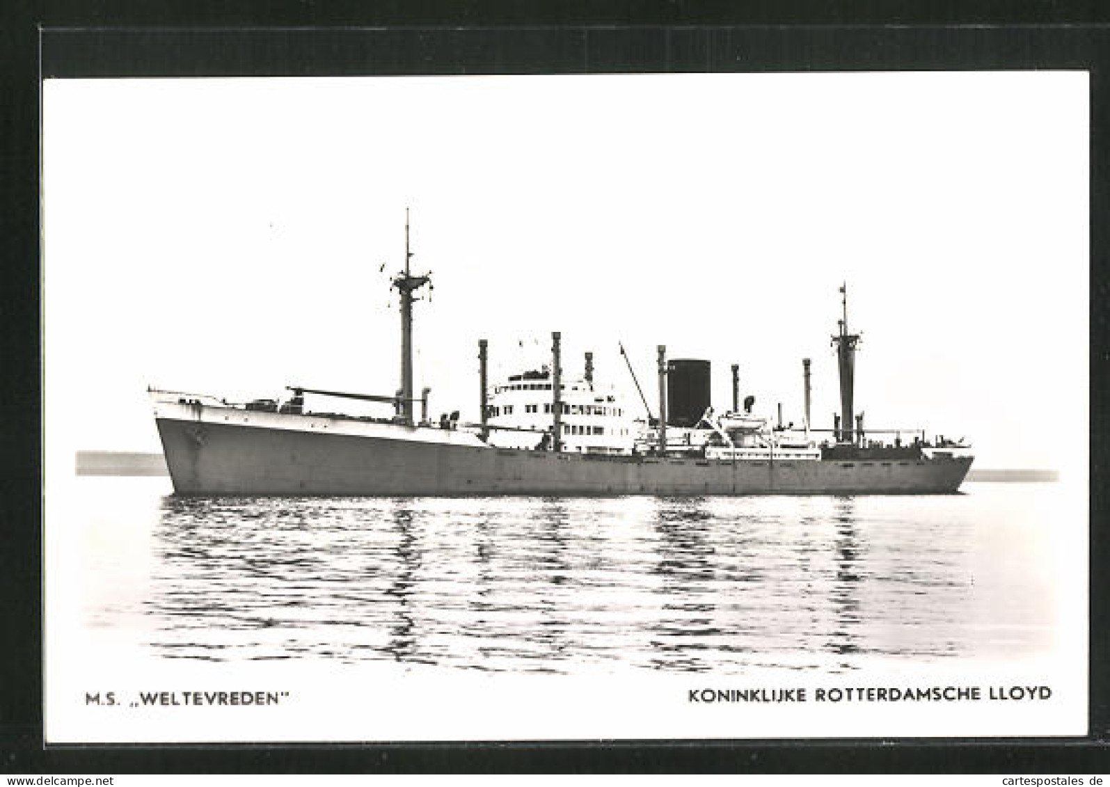 AK MS Weltvreden, Koninklijke Rotterdamsche Lloyd, Handelsschiff  - Commerce