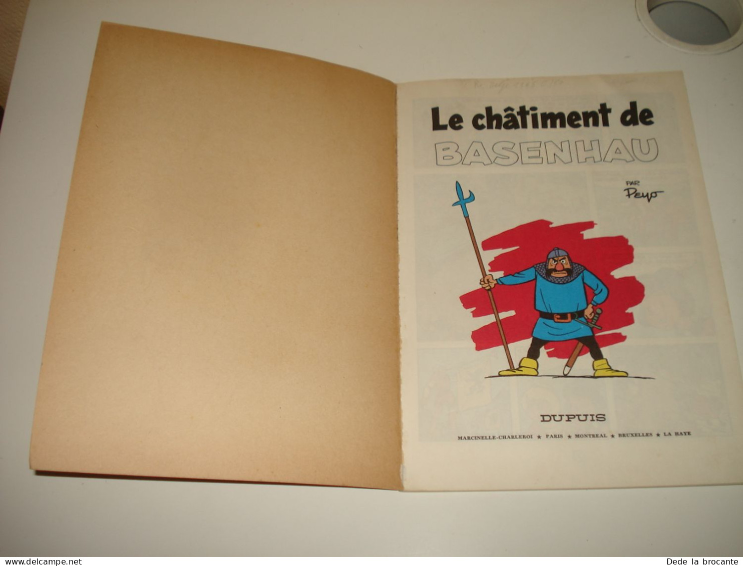 C54 (1) / Johan Et Pirouit N° 1  " Le Châtiment De Basenhau " Re Belge De 1968 - Johan Et Pirlouit