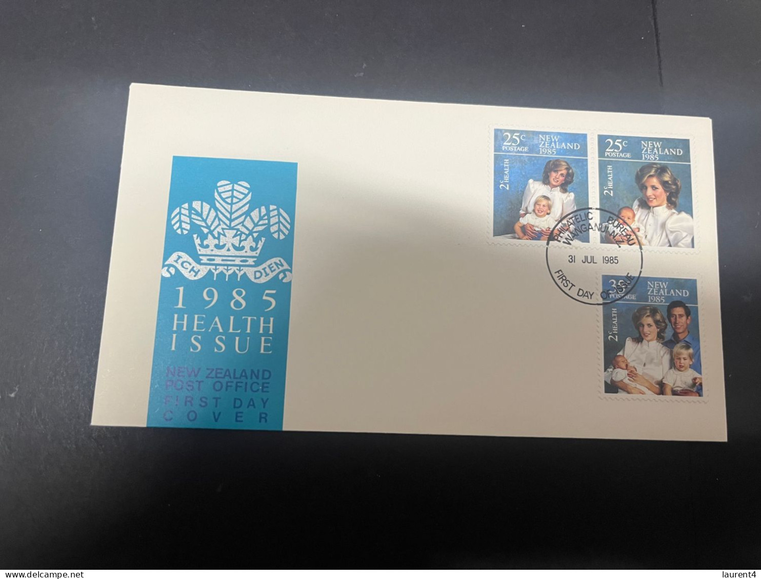 14-4-2024 (2 Z 4) FDC - New Zealand - 1985 - Royal Baby & Princess Diana - FDC