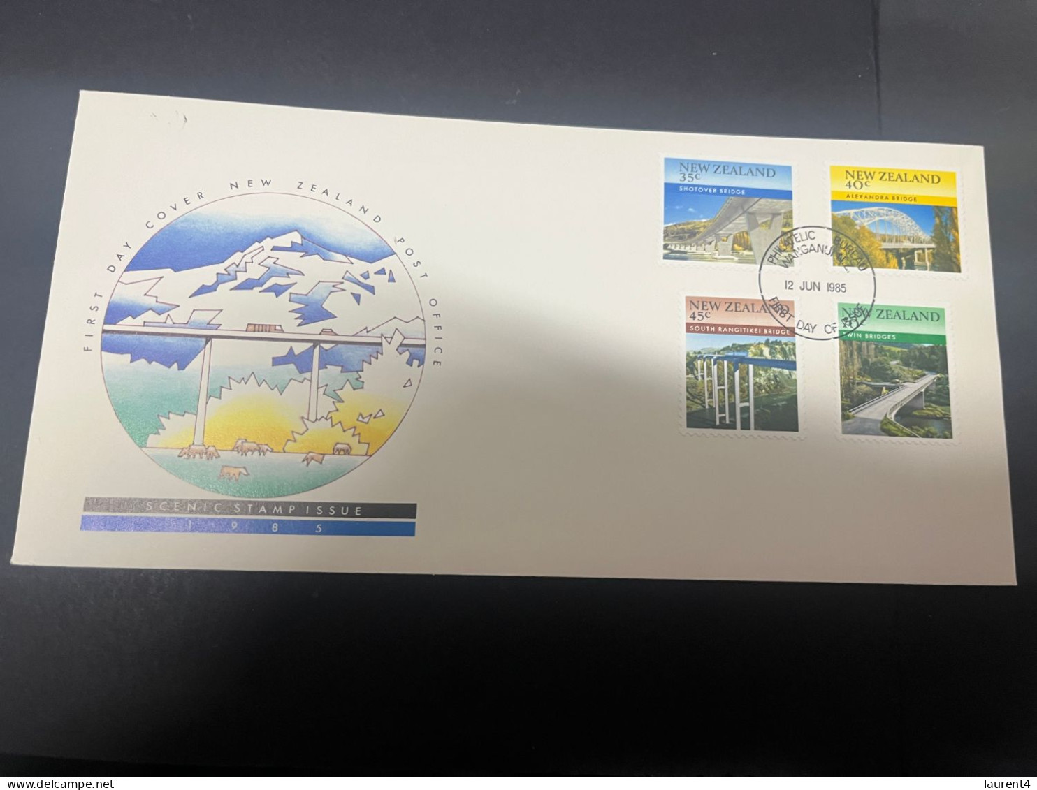 14-4-2024 (2 Z 4) FDC - New Zealand - 1985 - Scenic Issue - FDC