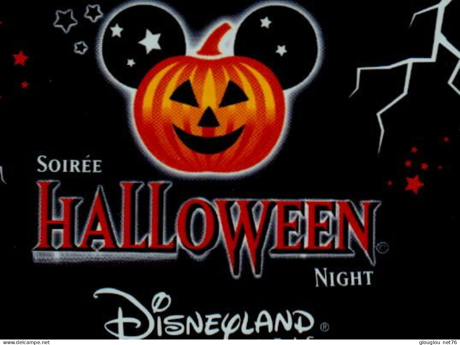 PASSEPORT DISNEY....SOIREE HALLOWEEN..LE 31  10  99.. - Passaporti  Disney