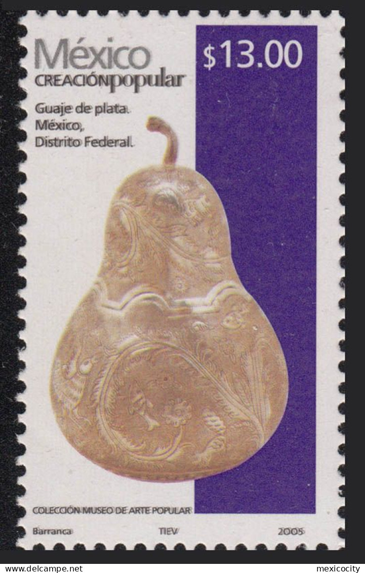 MEXICO 2005 $13 CREATION Issue DOUBLE PRIUNTING OF BLACK TEXT Prtg. Jitter, Mint NH Unm., Nice Var. - Mexico