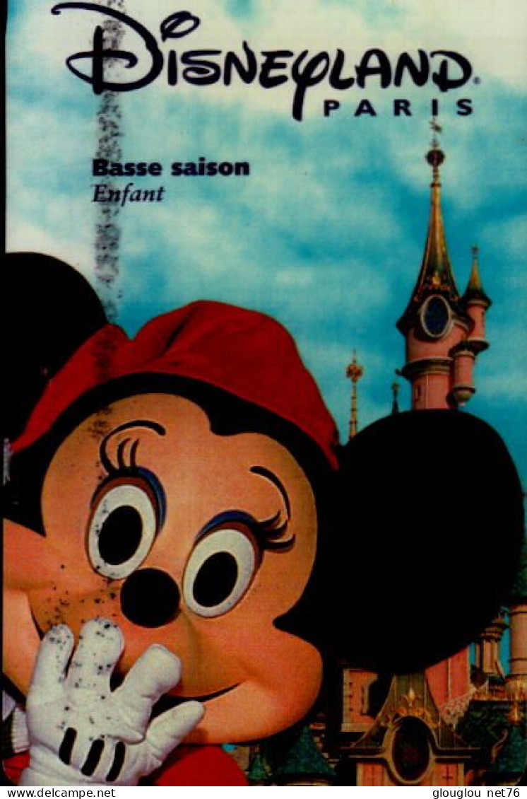 PASSEPORT DISNEY..    BASSE SAISON ENFANT ...... - Disney Passports