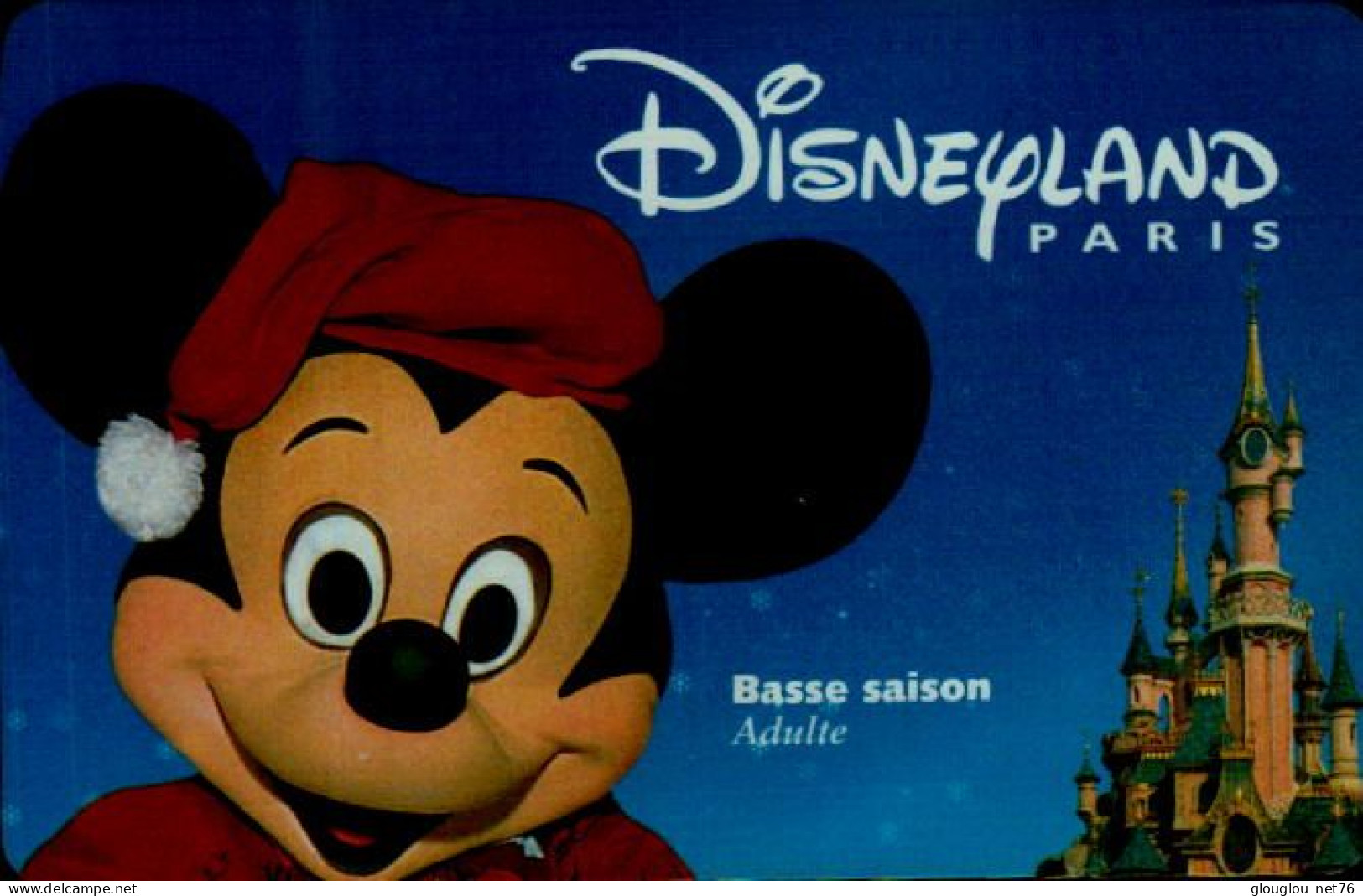 PASSEPORT DISNEY..     BASSE SAISON ADULTE...... - Passaporti  Disney