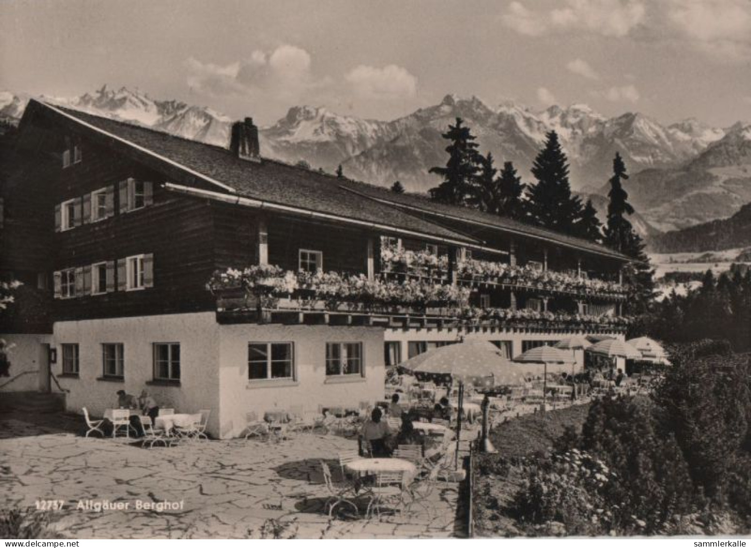 66981 - Sonthofen - Allgäuer Berghof Mit Alpe Eck - Ca. 1965 - Sonthofen
