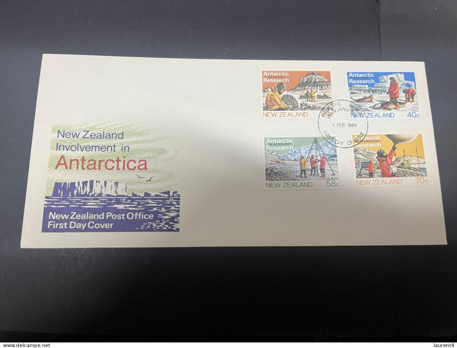 14-4-2024 (2 Z 4) FDC - New Zealand Antarctica Research 1984 - FDC