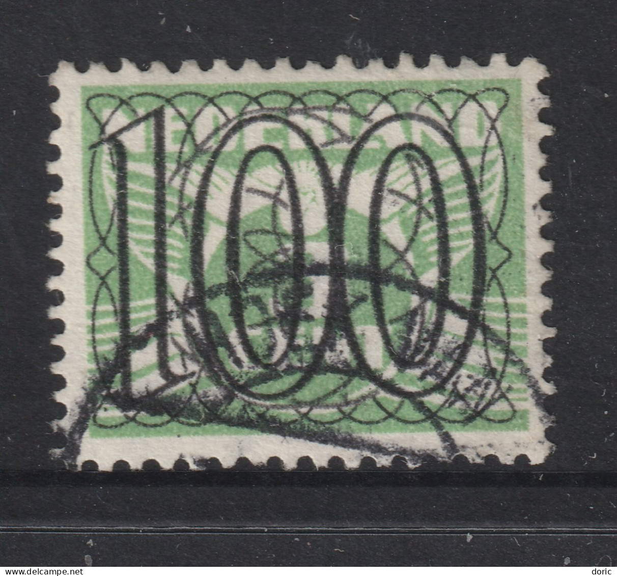 Netherlands A 100c On 3c From The 1940 Set Used - Usados