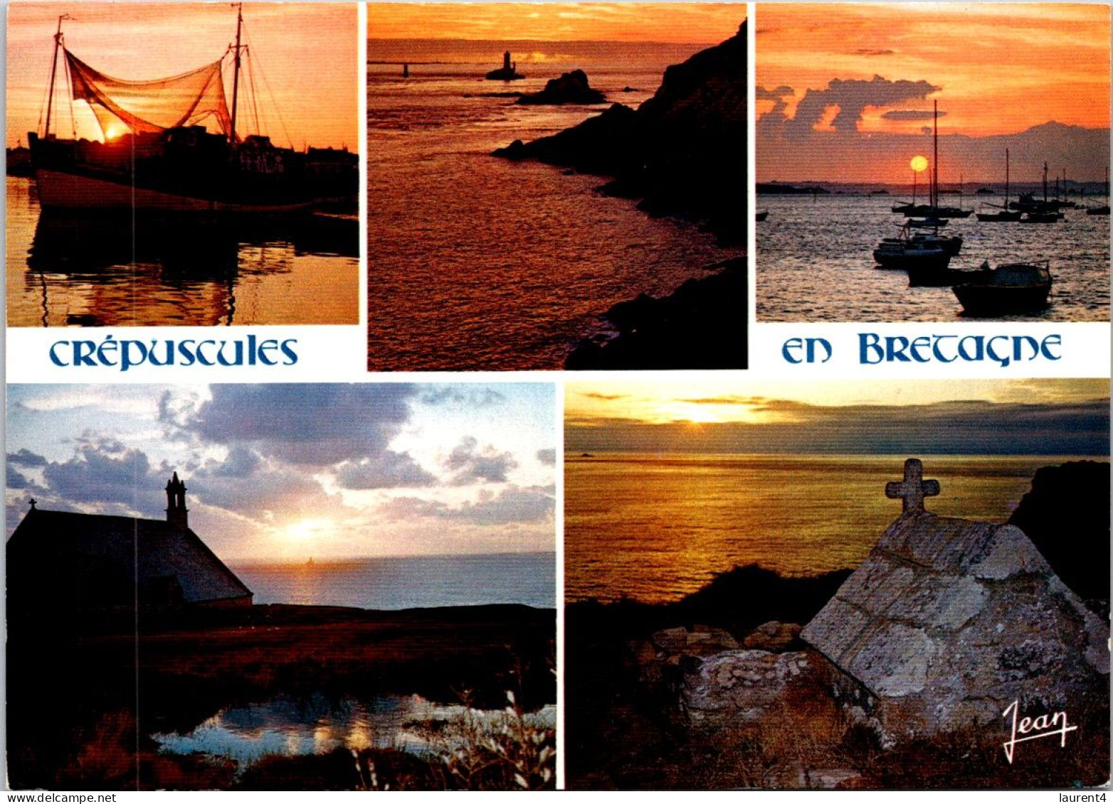 14-4-2024 (2 Z 5) France - Crépuscule En Bretagne (posted 1980's) - Fischerei