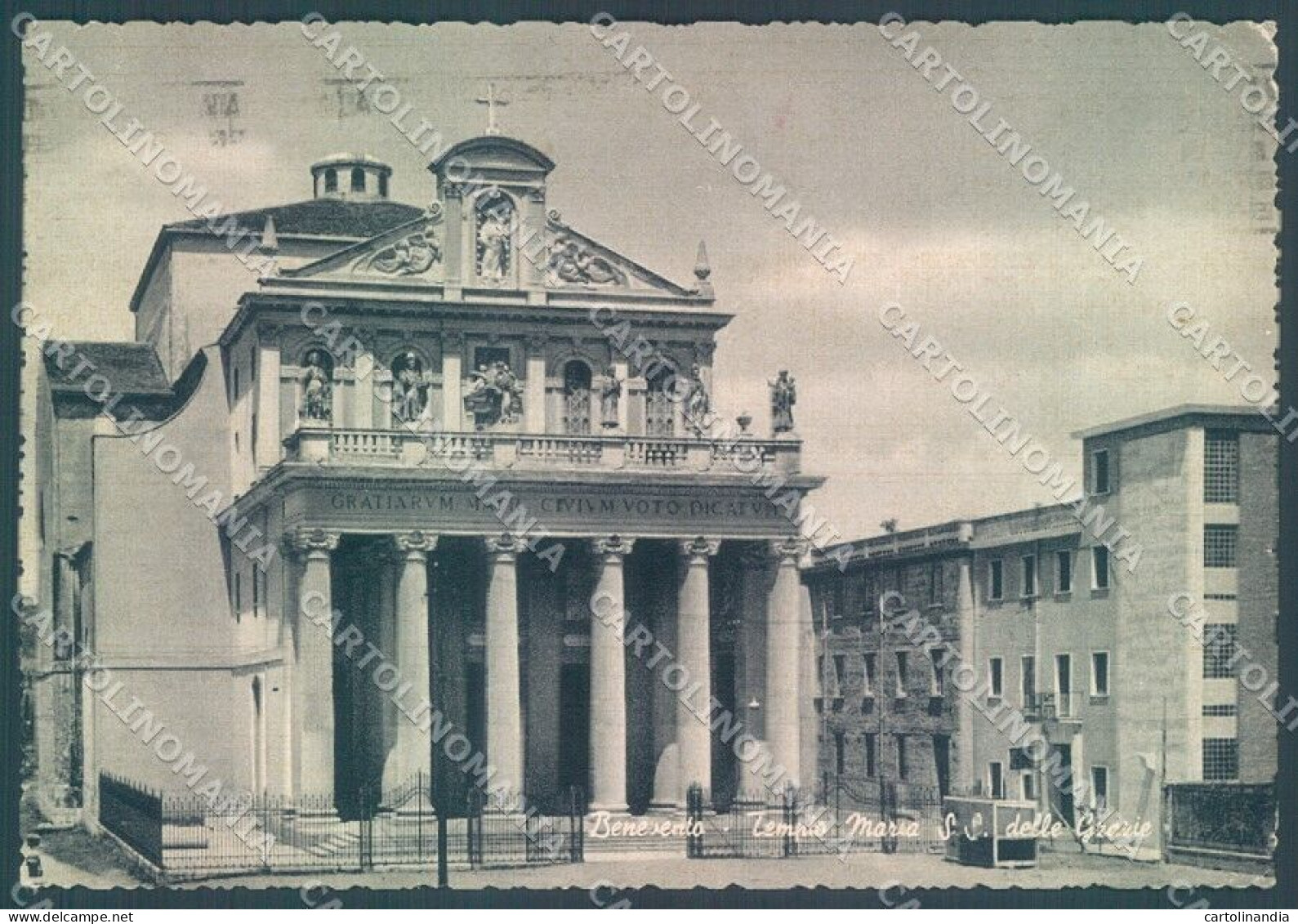 Benevento Tempio Maria SS. Delle Grazie FG Cartolina JK1782 - Benevento