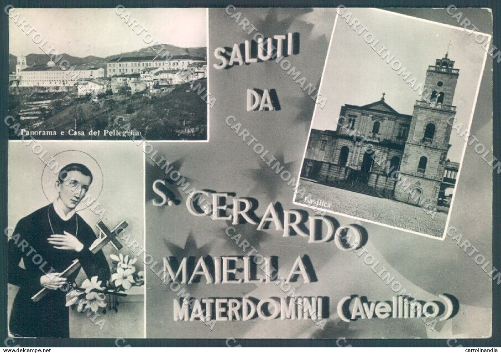 Avellino S. Gerardo Maiella Basilica Foto FG Cartolina JK1537 - Avellino