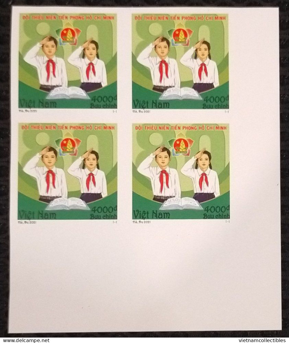 Block 4 Of Vietnam VIet Nam MNH Imperf Stamps 2021 : 80th Anniversary Of Young Pioneers'  Organization Ms1143) - Viêt-Nam