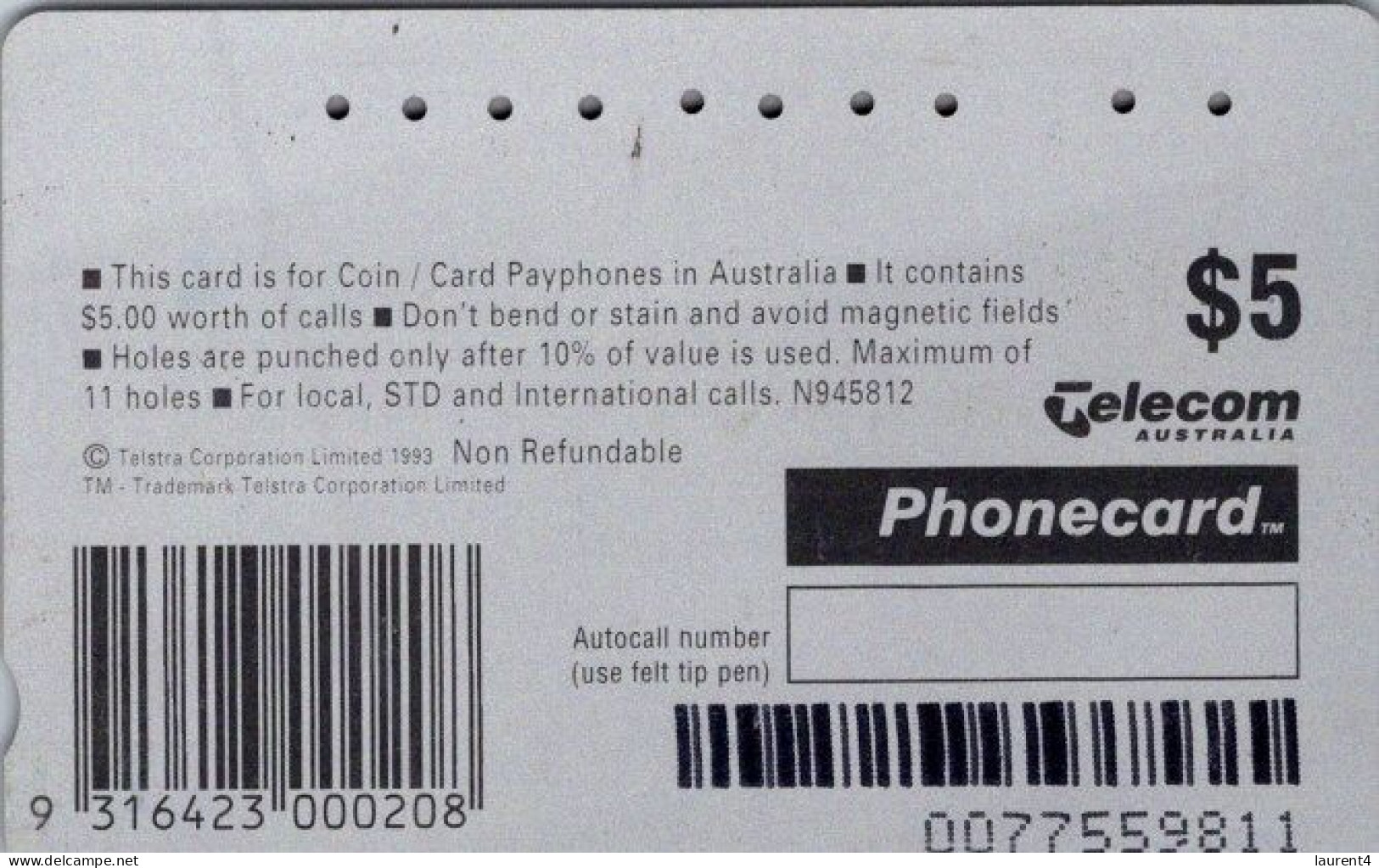 14-4-2024 - Phonecard - Australia  - (1 Phonecard) Butterfly (+ Art) 2 Phonecards - Australia