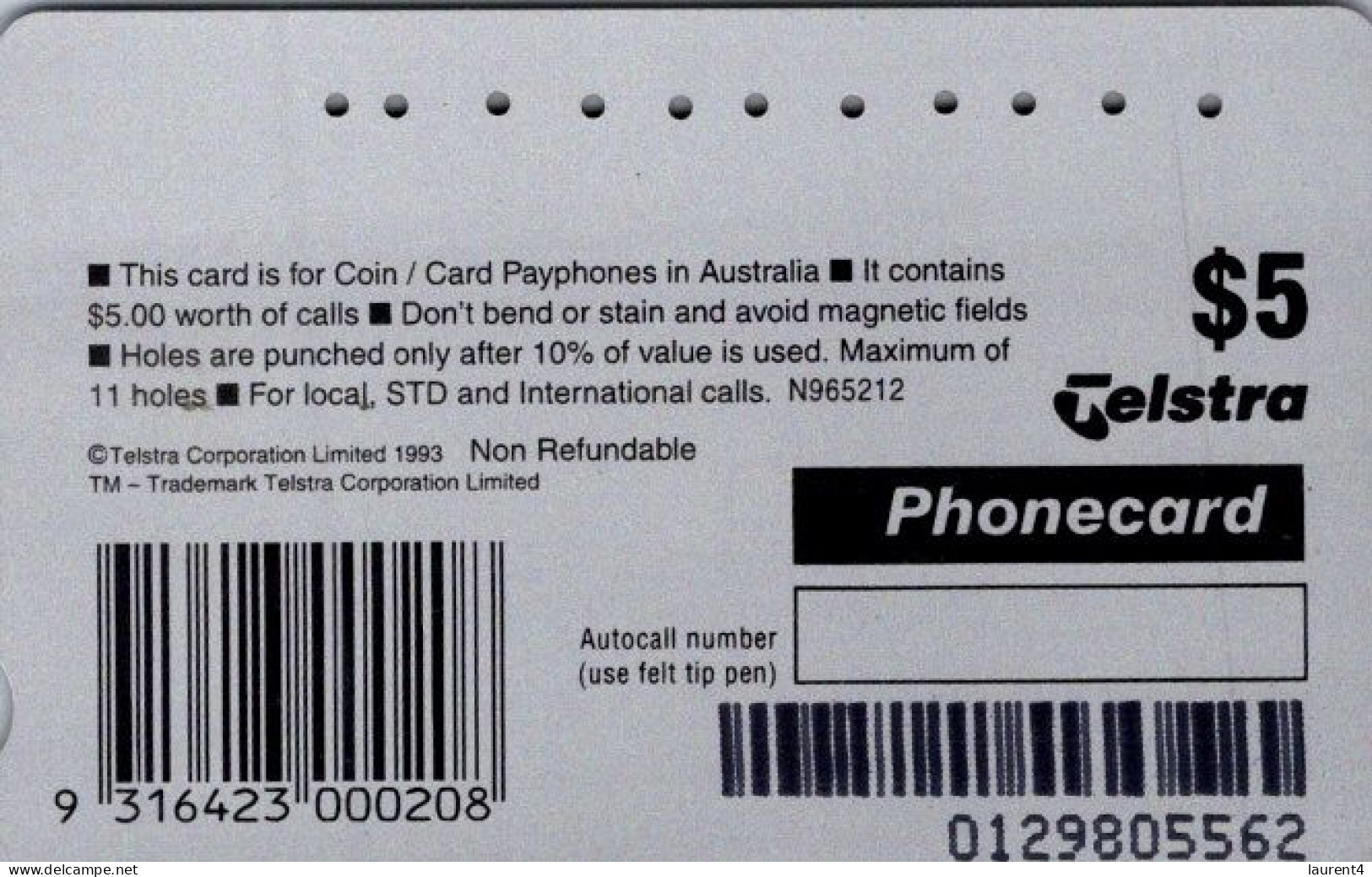 14-4-2024 - Phonecard - Australia  - (1 Phonecard) Butterfly (+ Art) 2 Phonecards - Australien