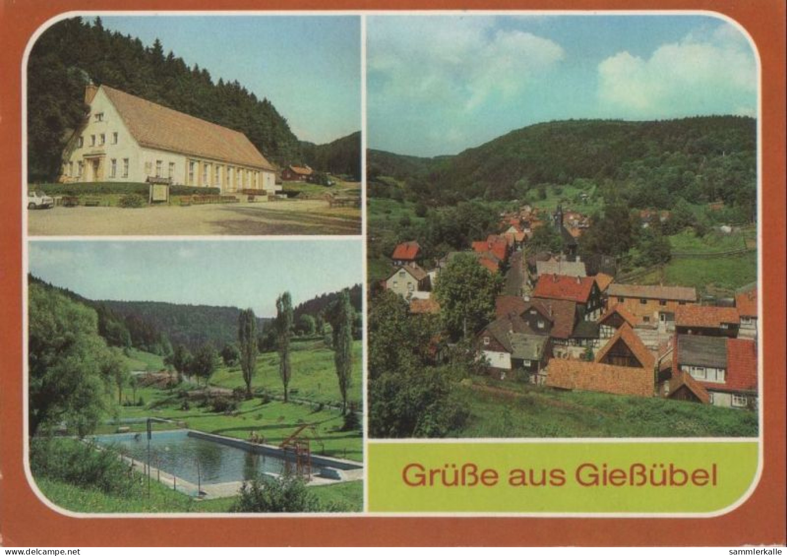 100119 - Giesshübel - U.a. Freibad - Ca. 1985 - Bad Gottleuba-Berggiesshuebel