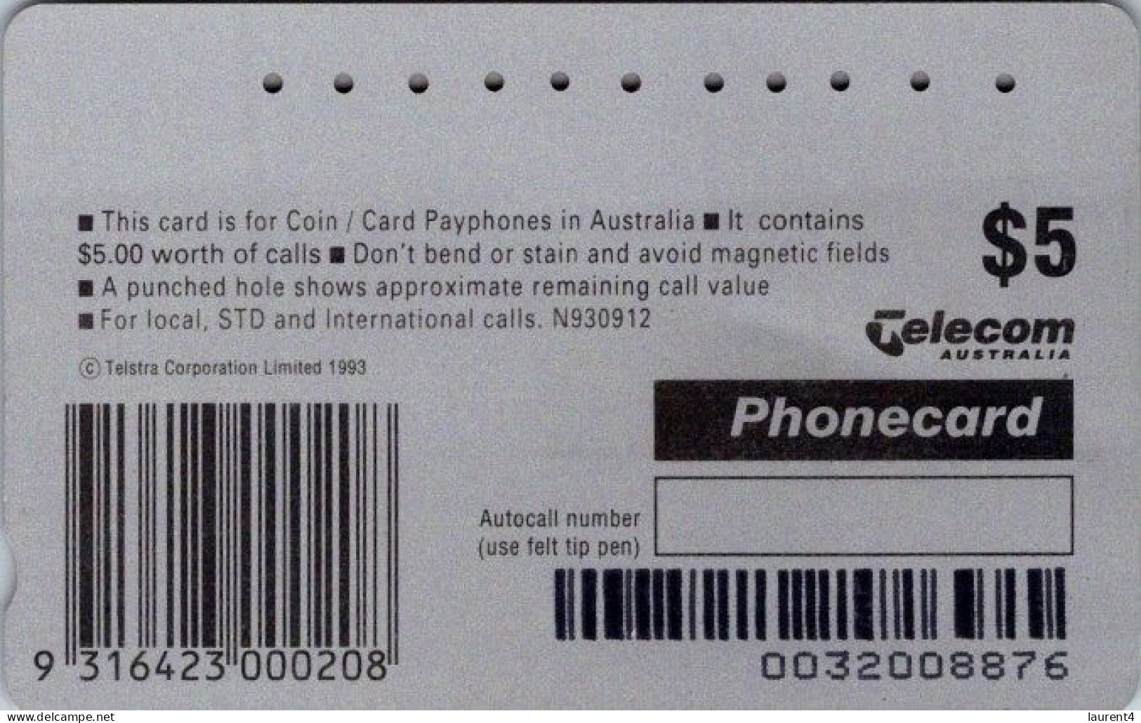 14-4-2024 - Phonecard - Australia  - (1 Phonecard) Marine Plankton - Australia