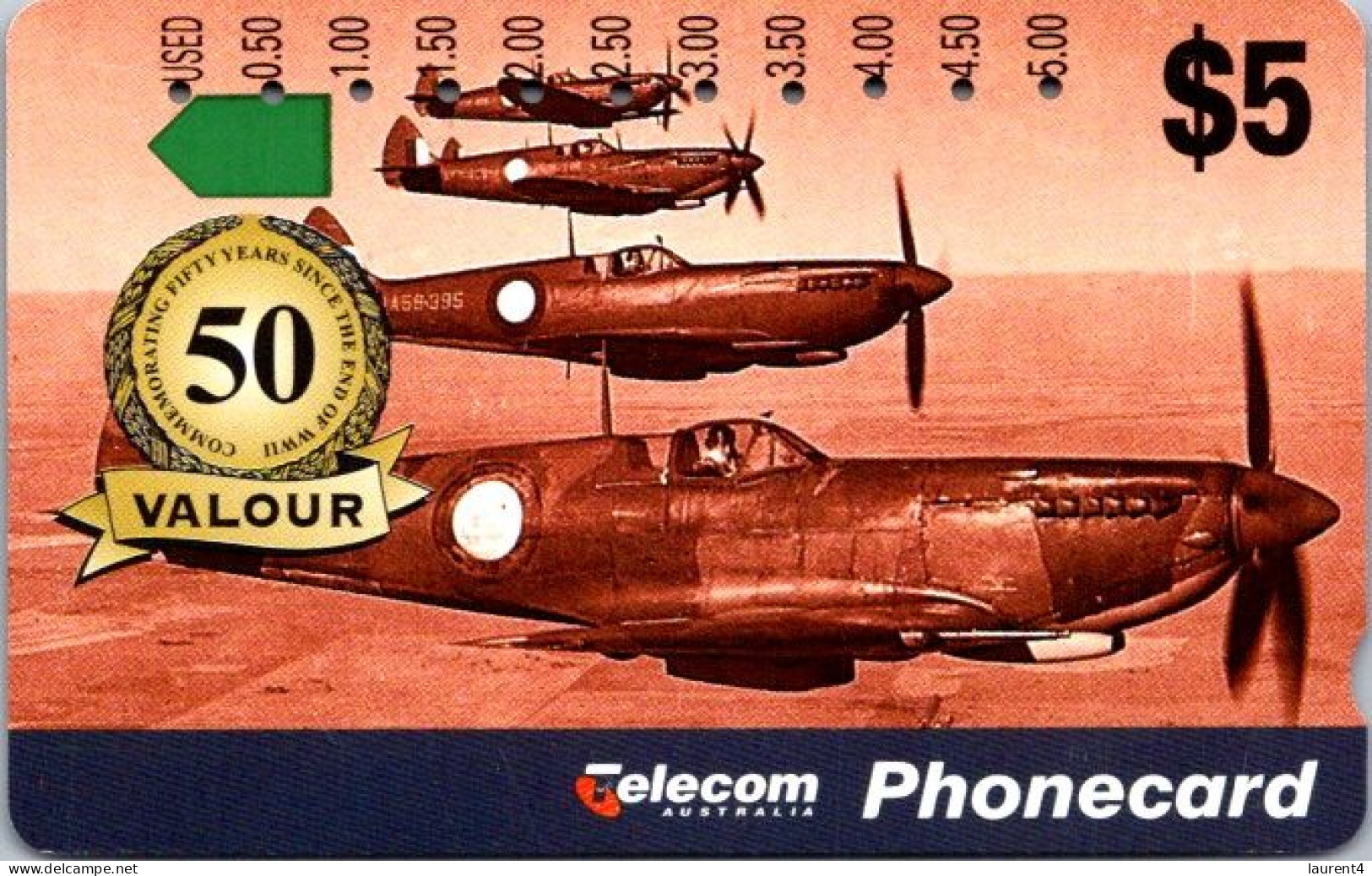 14-4-2024 - Phonecard - Australia  - (2 Phonecard) Military Aircrafts (WWII) - Australie