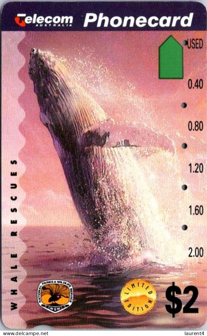 14-4-2024 - Phonecard - Australia  - (1 Phonecard) Whale ($ 2.00) - Australia