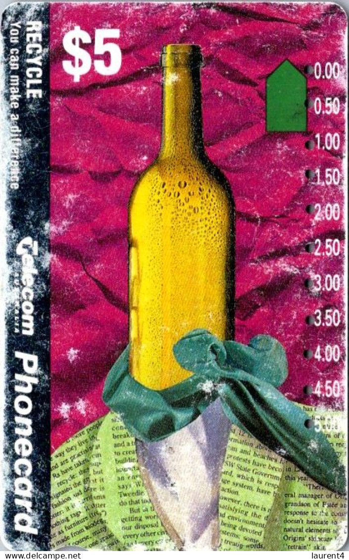 14-4-2024 - Phonecard - Australia  - (1 Phonecard) Wine Bottle (not Perfect) - Australie