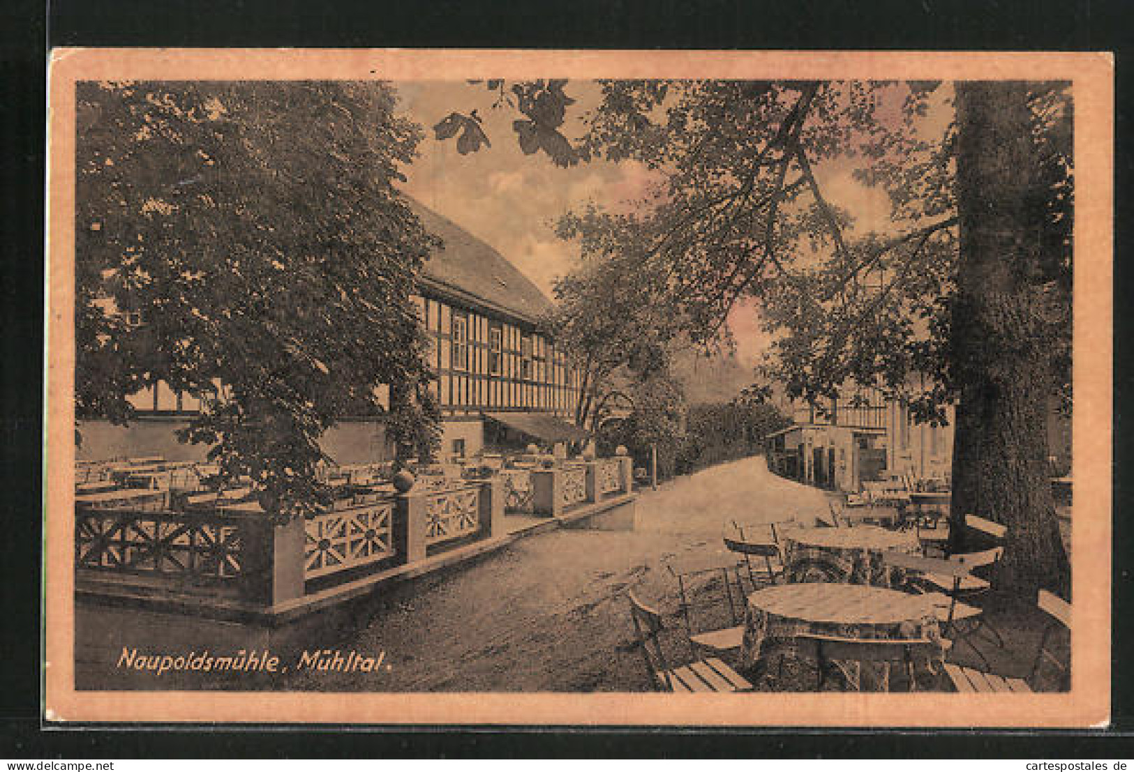 AK Eisenberg I. Thür., Gasthaus Naupoldsmühle Im Mühltal  - Eisenberg