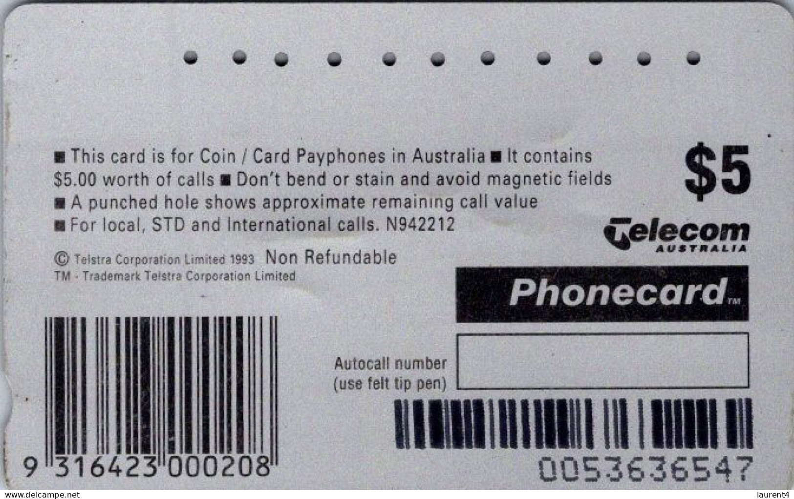 14-4-2024 - Phonecard - Australia  - (1 Phonecard) Surf Life Saving - Australien