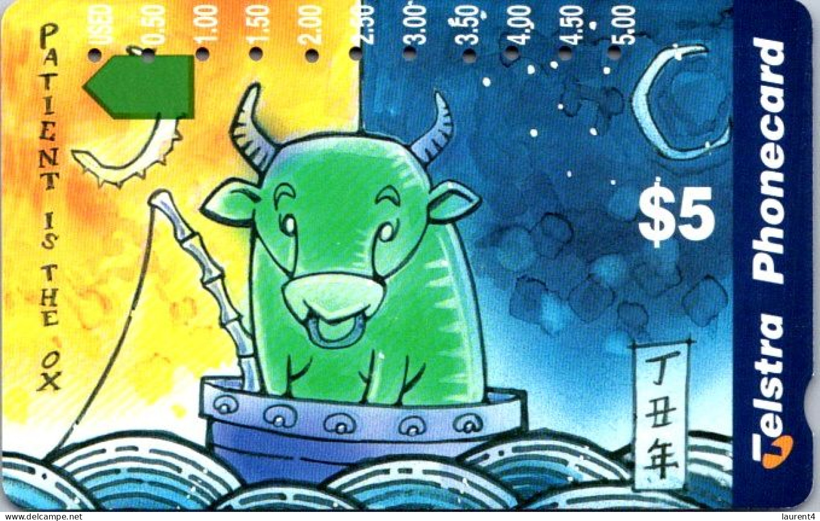 14-4-2024 - Phonecard - Australia  - (3 Phonecard)  Chinese New Year (OX X 2 + Rat X 1) - Australia