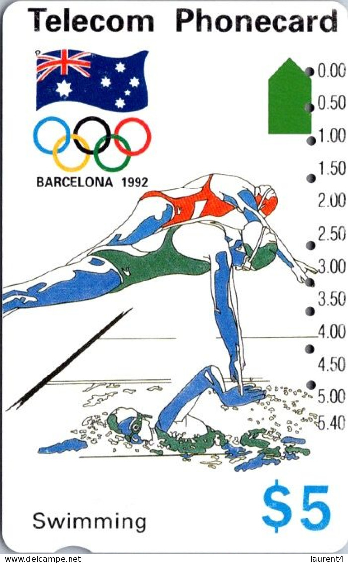 14-4-2024 - Phonecard - Australia  - (3 Phonecard)  Olympic Games (2+1) Cycling - Swimming Etc - Australia