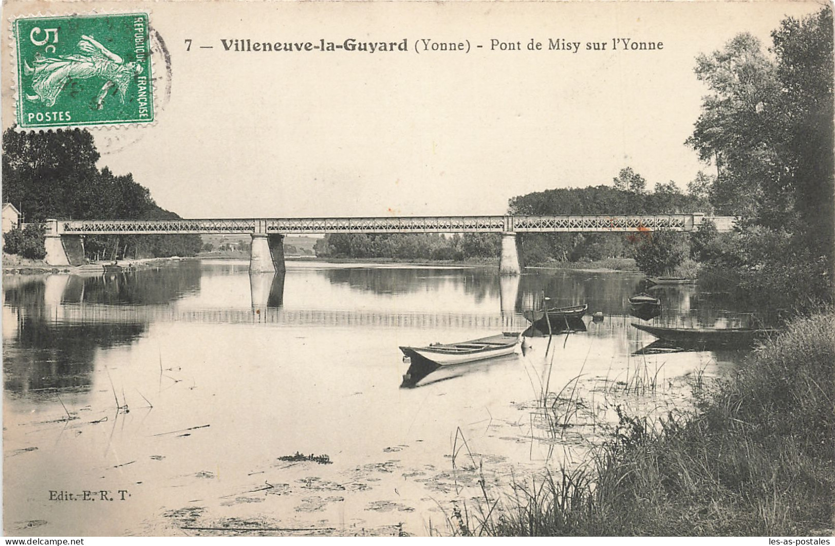 89 VILLENEUVE LA GUYARD PONT DE MISY - Villeneuve-la-Guyard
