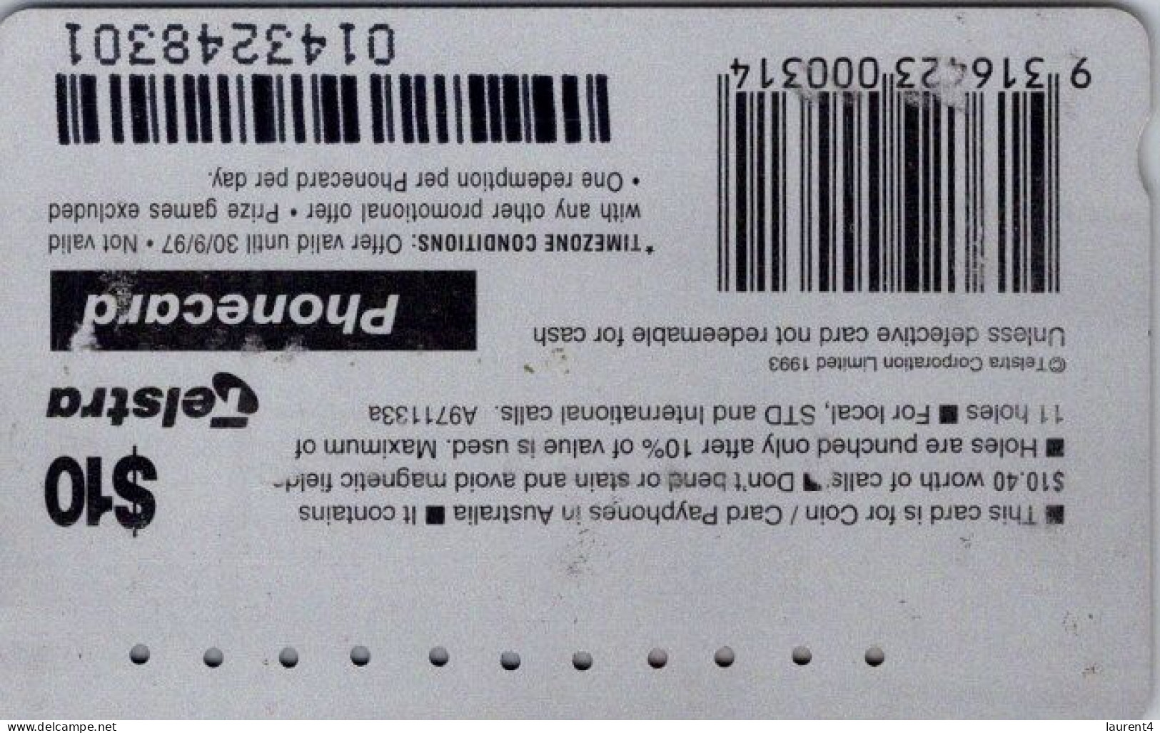 14-4-2024 - Phonecard - Australia  - (2 Phonecard) TimeZone - Australie