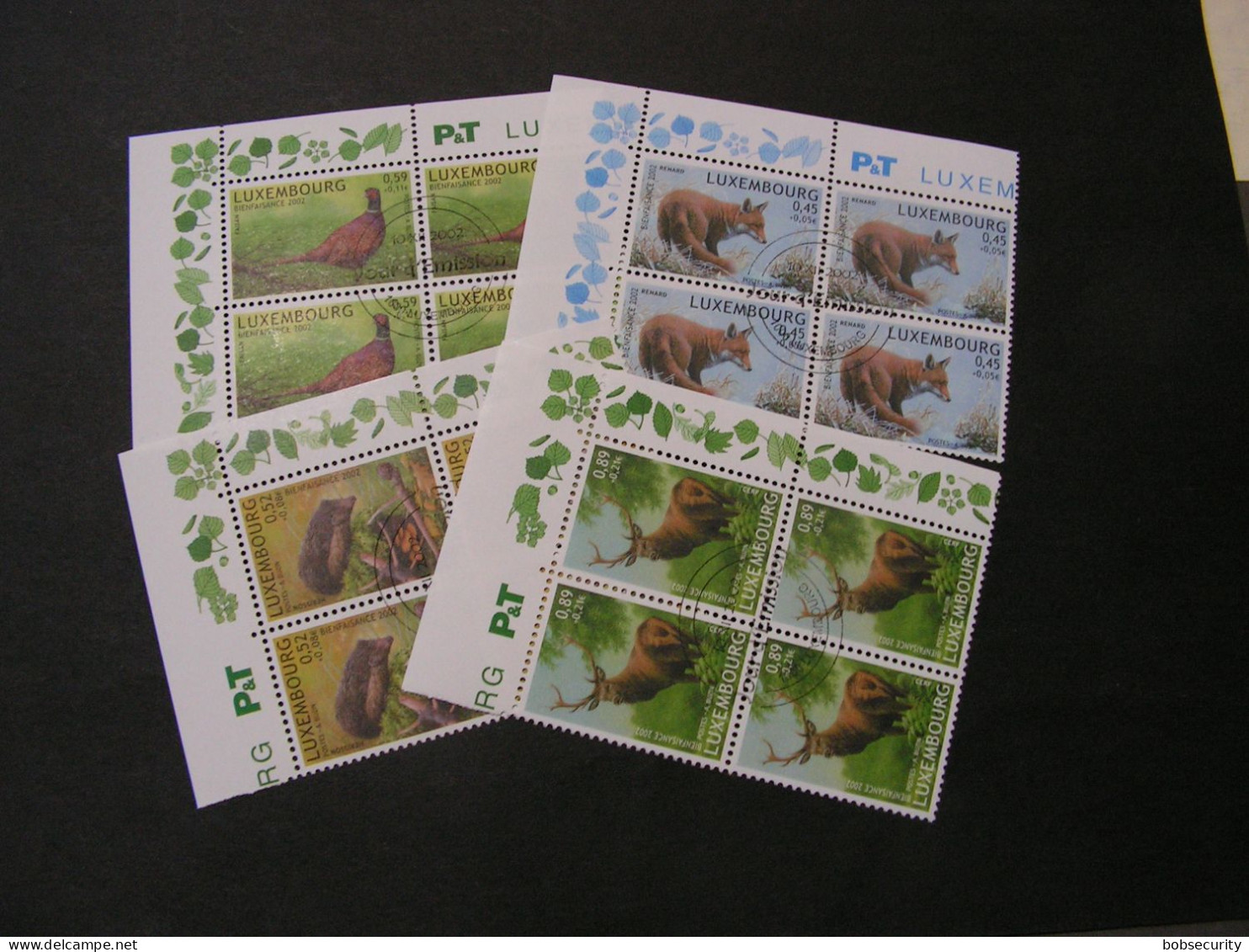 Luxemburg 2002  1593 -1596  € 24,00 - Used Stamps