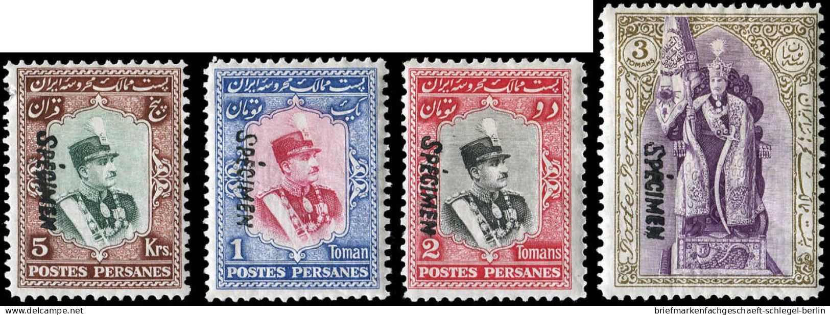 Iran, 1929, 581-96 Spec., Ungebraucht - Iran