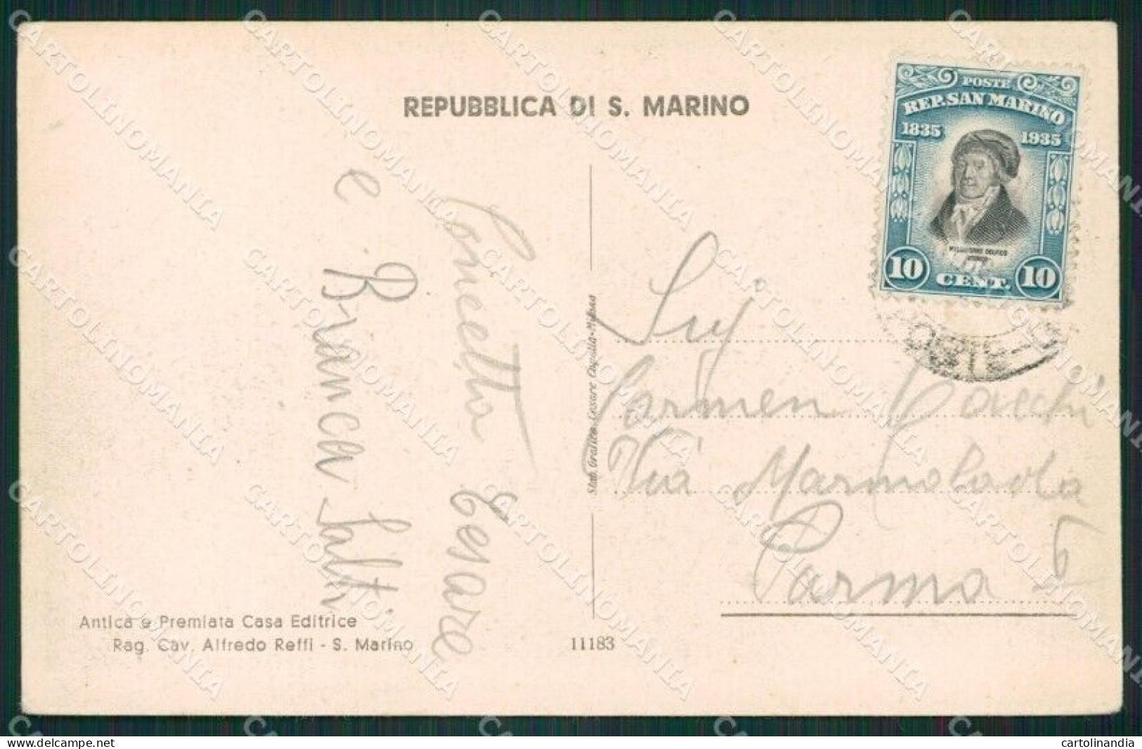 San Marino Cartolina MQ5412 - Saint-Marin