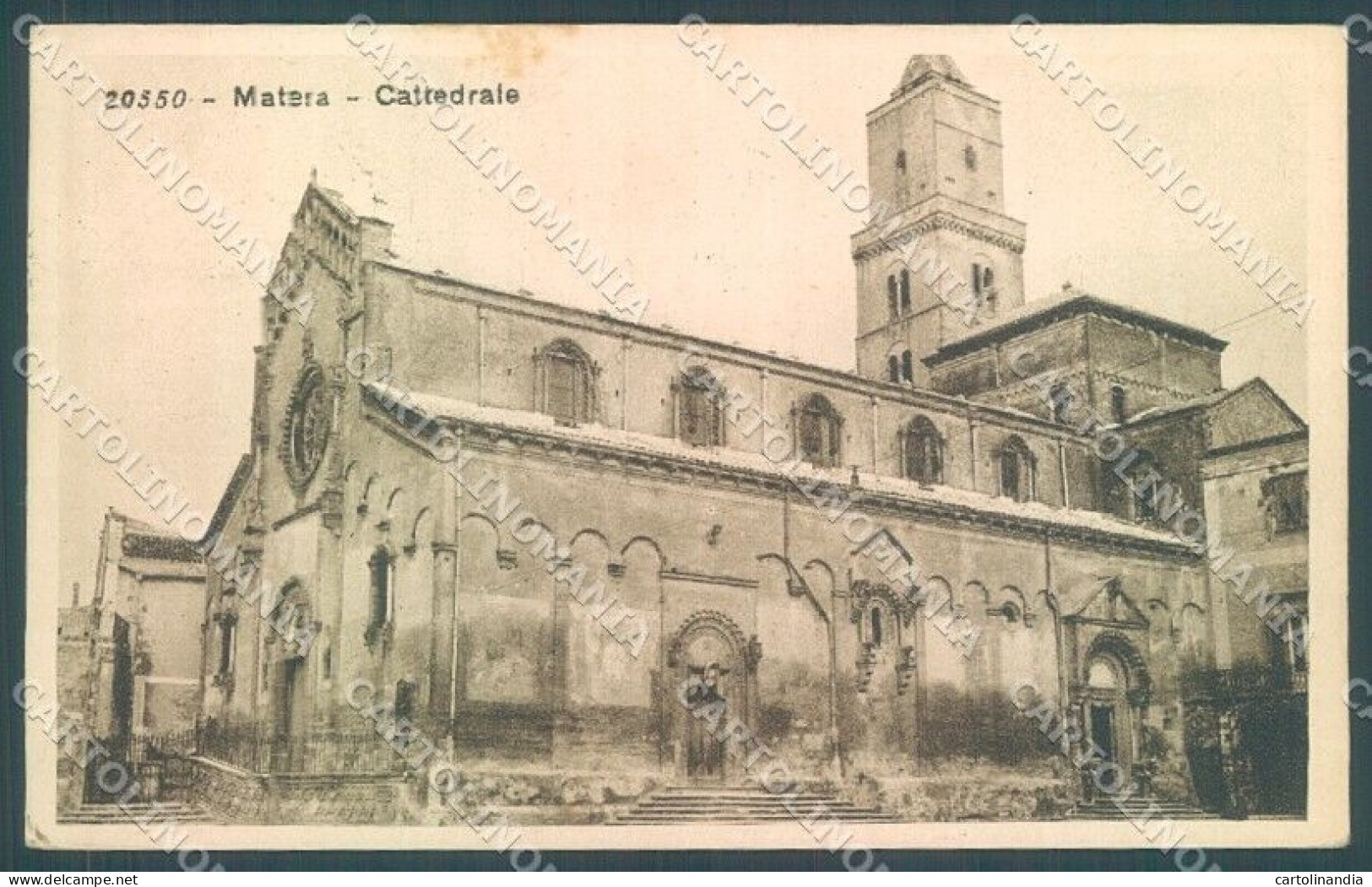 Matera Città Cattedrale Cartolina JK1267 - Matera