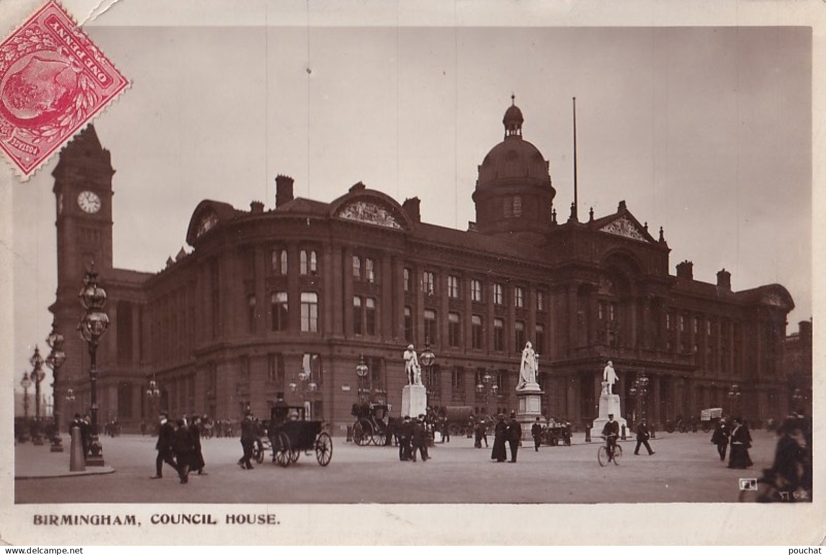 A4- BIRMINGHAM - COUNCH  HOUSE - ANIMEE  - EN   1911   - ( 2 SCANS ) - Birmingham