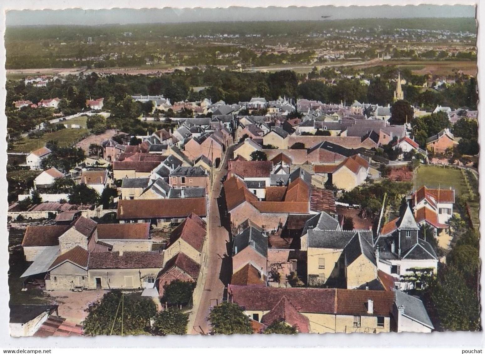 A9-78)  VERNOUILLET - EN AVION AU DESSUS DE... VUE PANORAMIQUE - ( 2 SCANS ) - Vernouillet