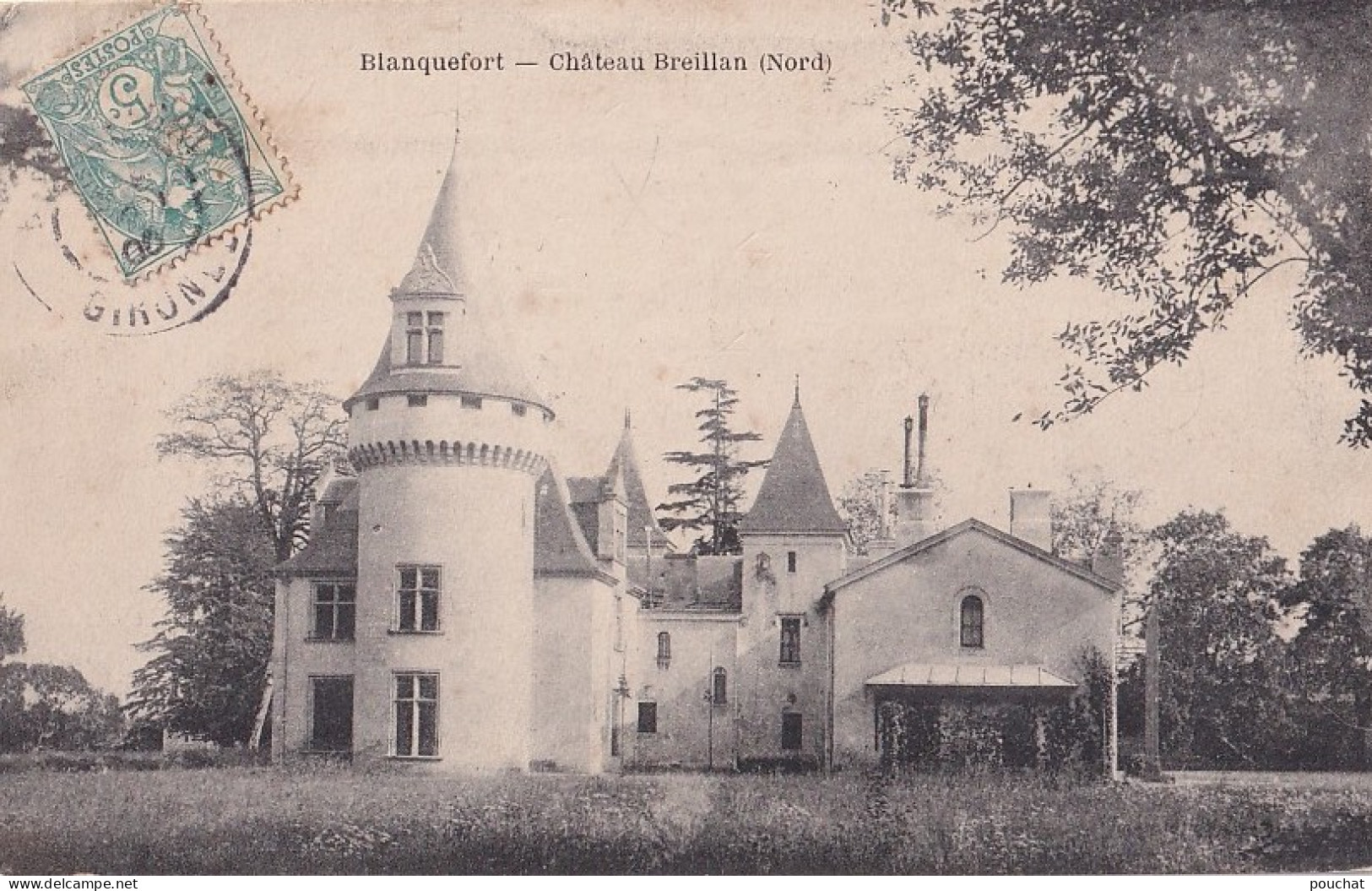 B8-33) BLANQUEFORT - CHATEAU BREILLAN - NORD  - EN 1906 - Blanquefort