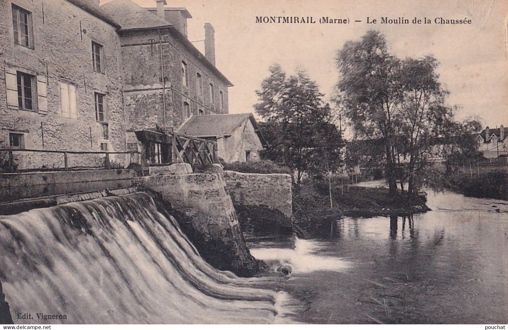 B13-51) MONTMIRAIL - MARNE - LE MOULIN DE LA CHAUSSEE - ( 2 SCANS ) - Montmirail