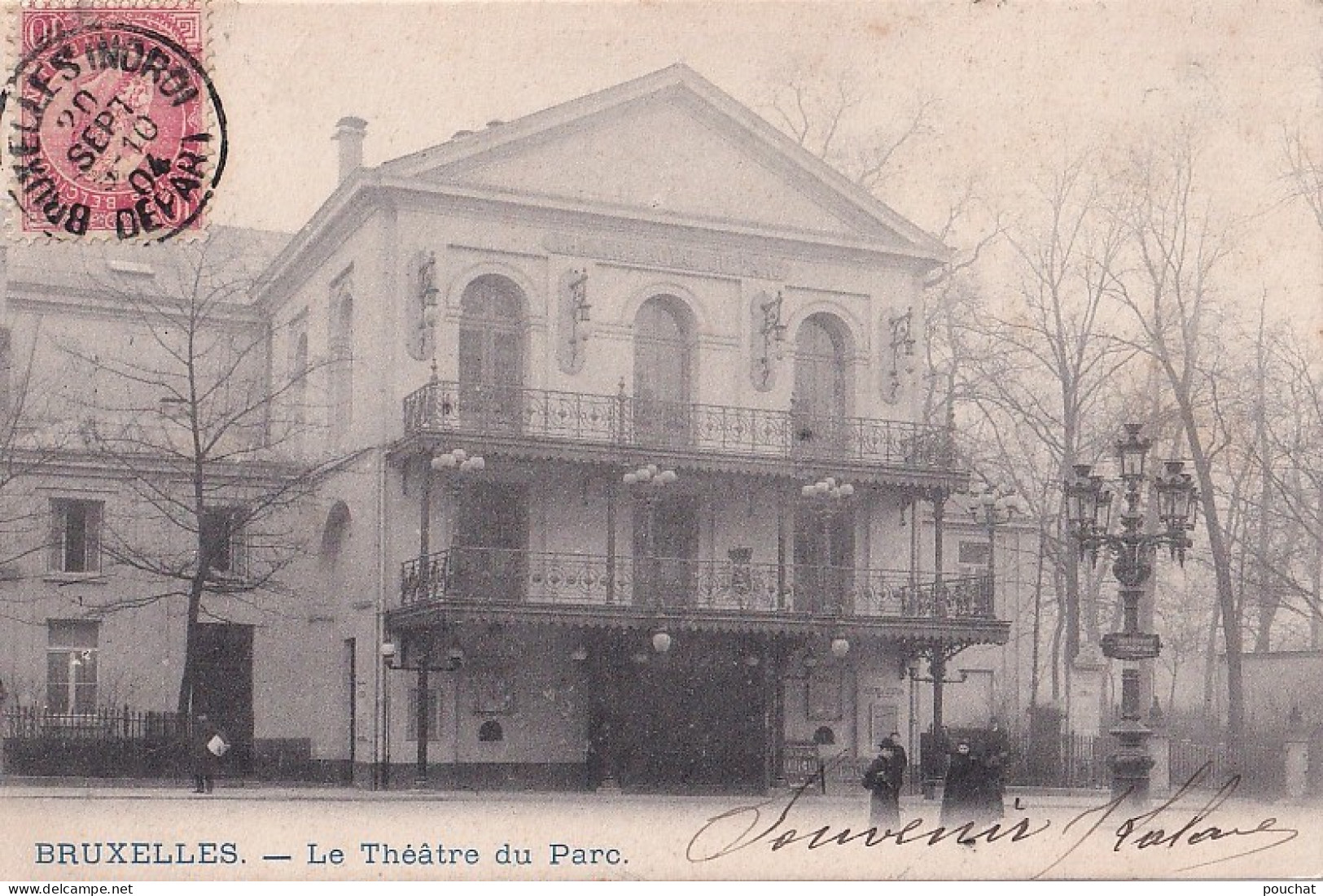 B21- BRUXELLES - LE  THEATRE  DU  PARC - EN  1904 - Monumenti, Edifici