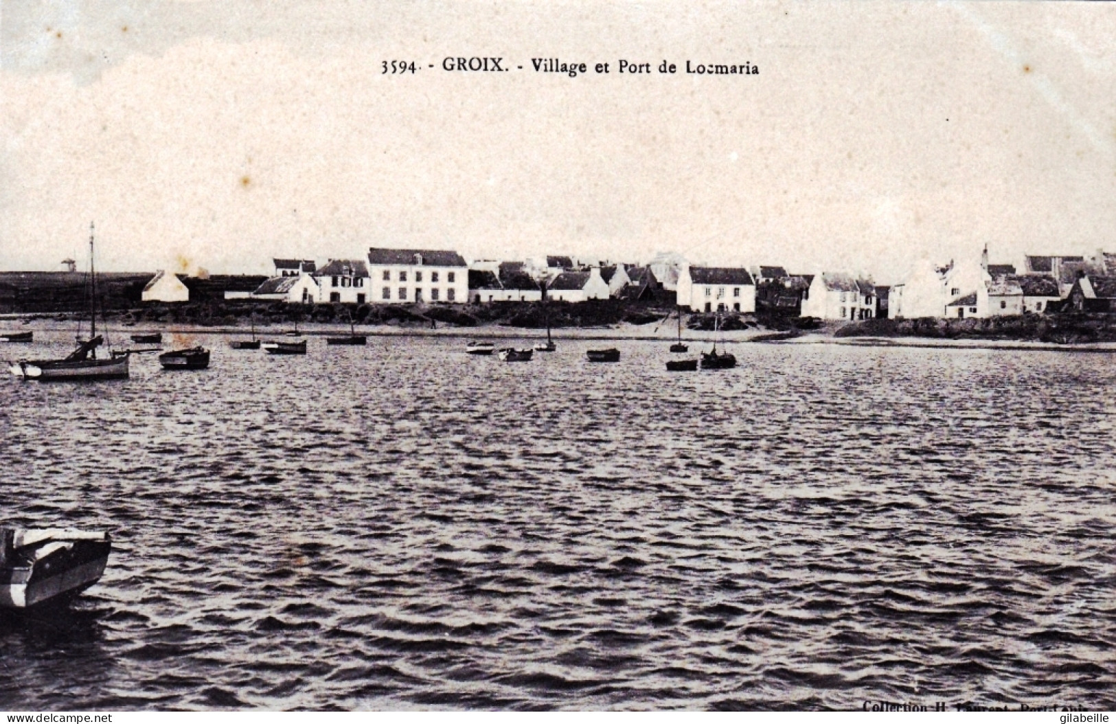 56 - Morbihan -  GROIX - Village Et Port De Locmaria - Groix