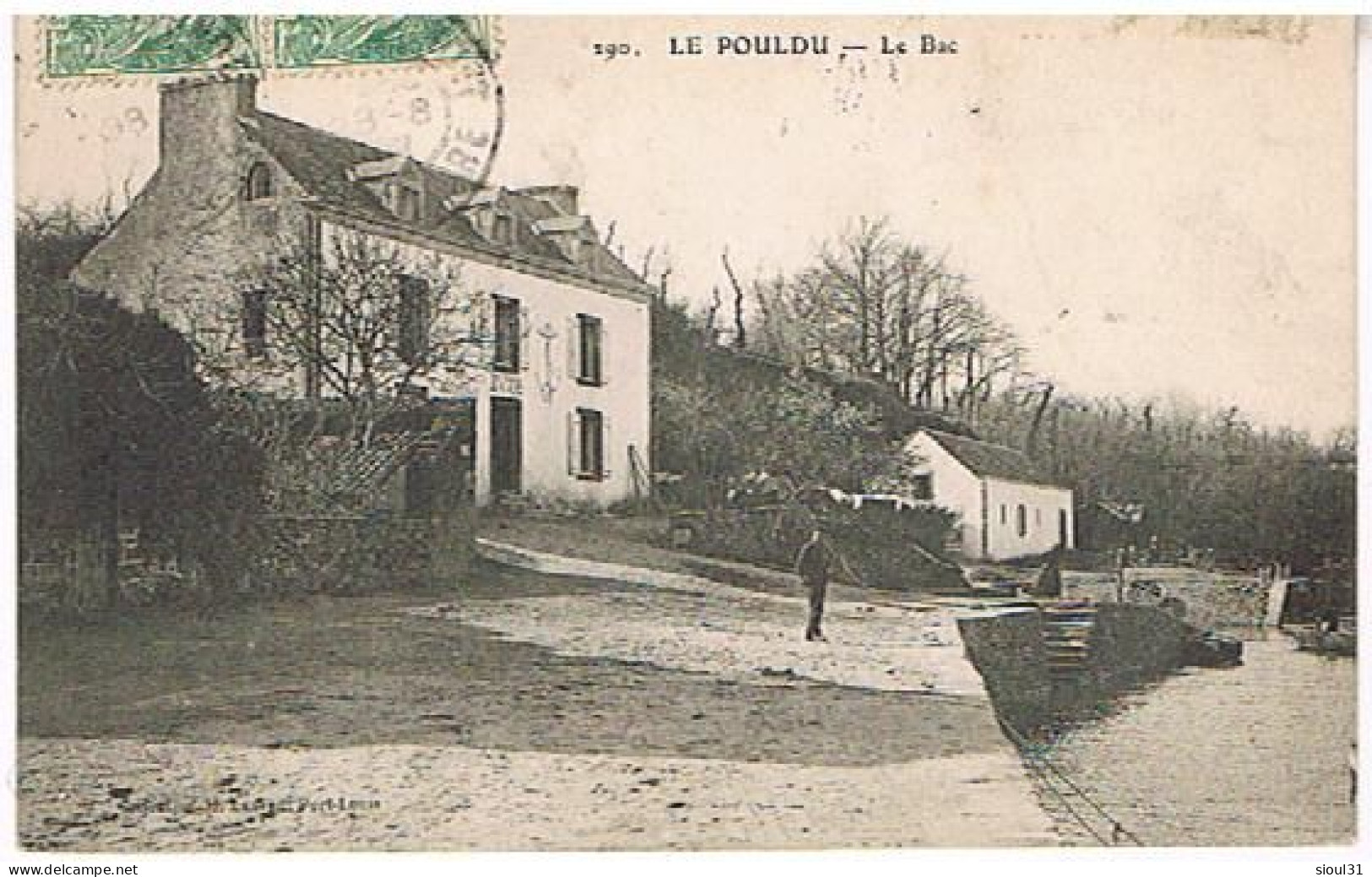 29 LE POULDU LE BAC 1907 - Le Pouldu