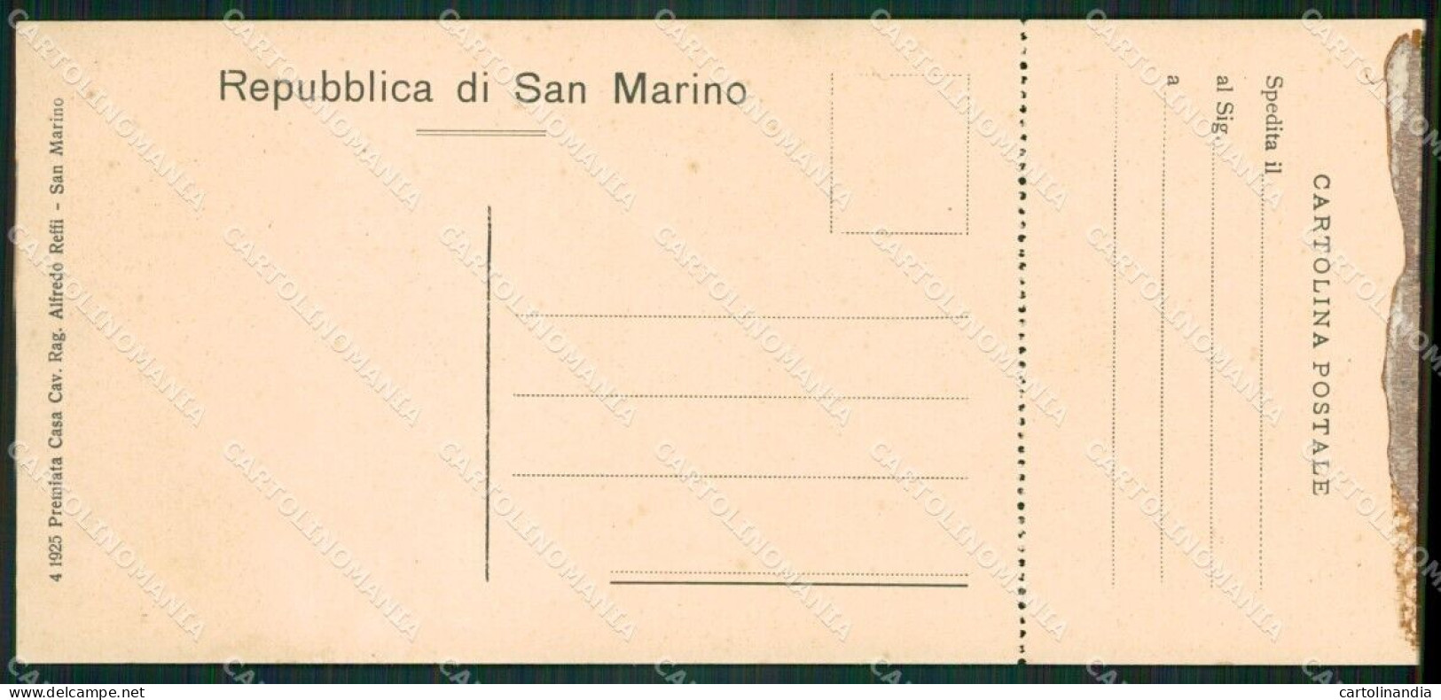 San Marino Convento Cappuccini COLLA Mini Cartolina E Cartolina MQ5735 - Saint-Marin