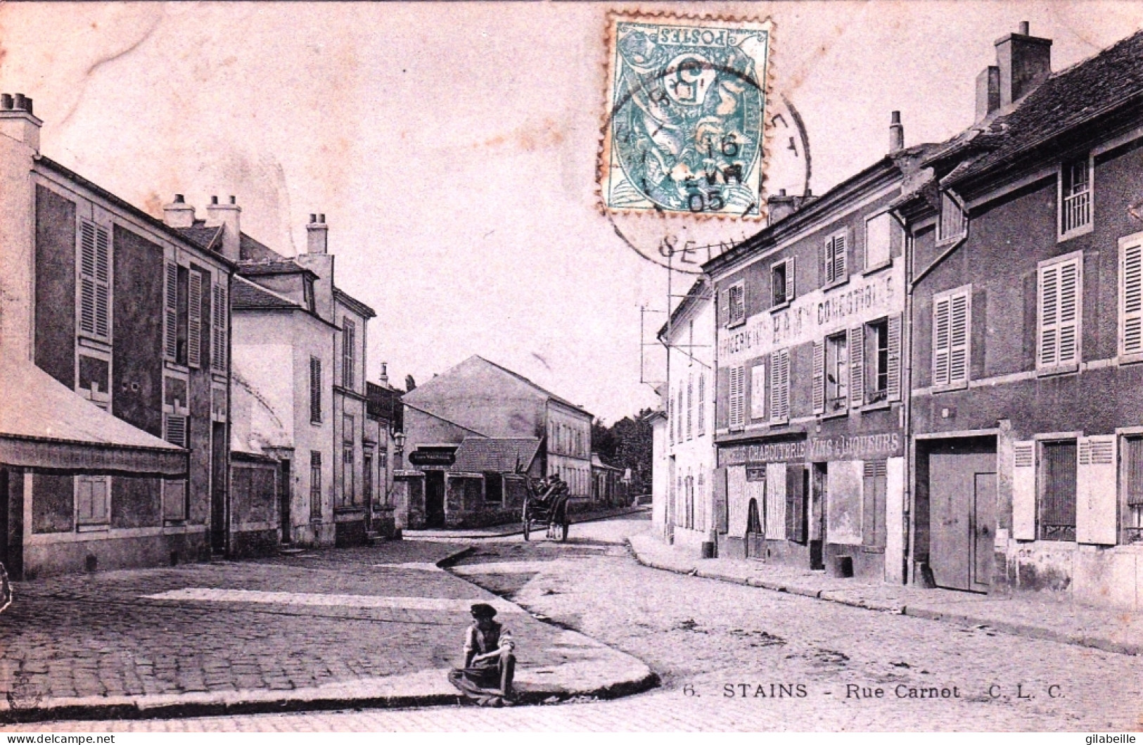 93 -  Seine Saint Denis -  STAINS - Rue Carnot - Boucherie / Charcuterie - Stains