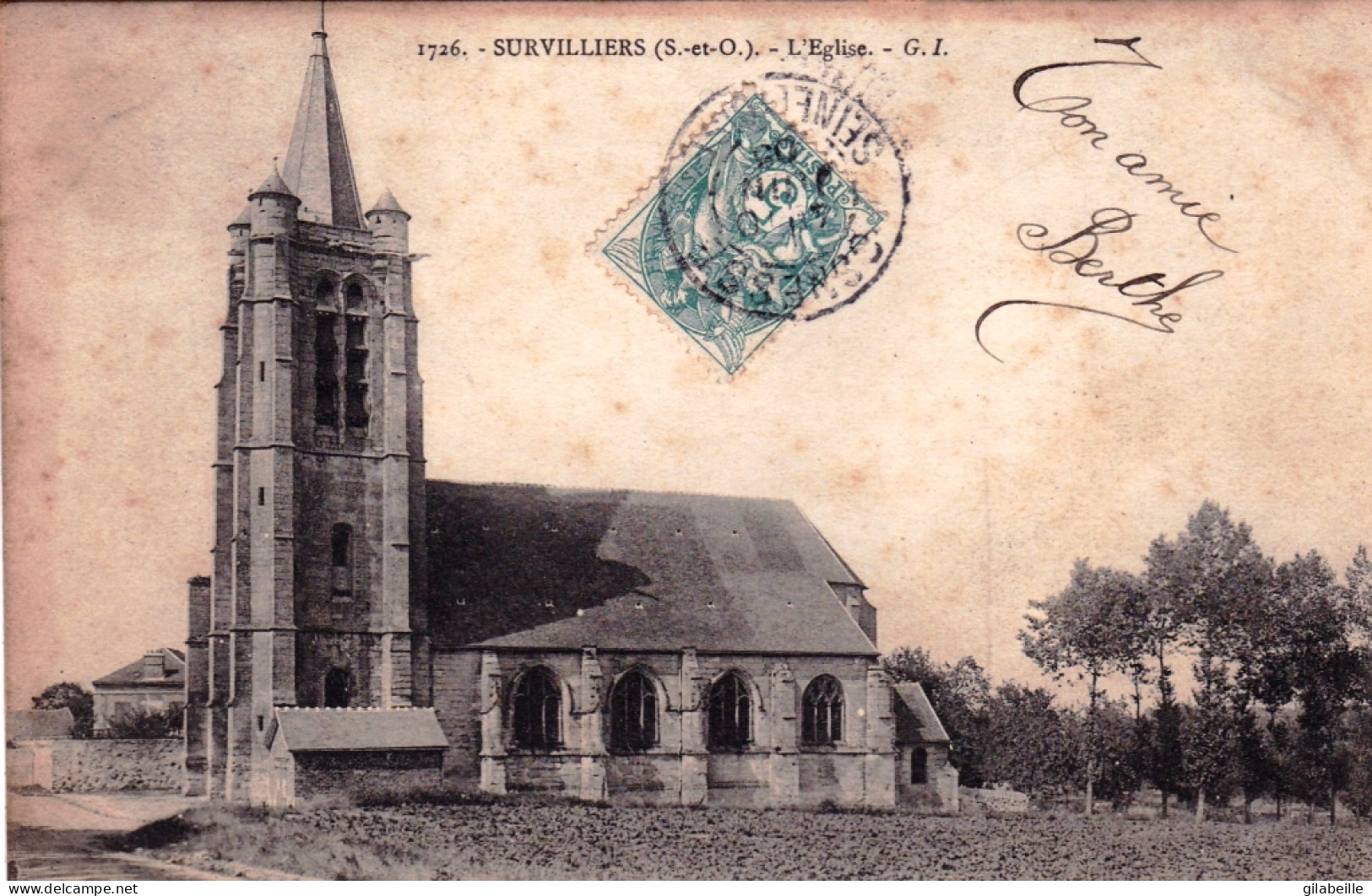 95 - Val D Oise -  SURVILLIERS - L église - Survilliers