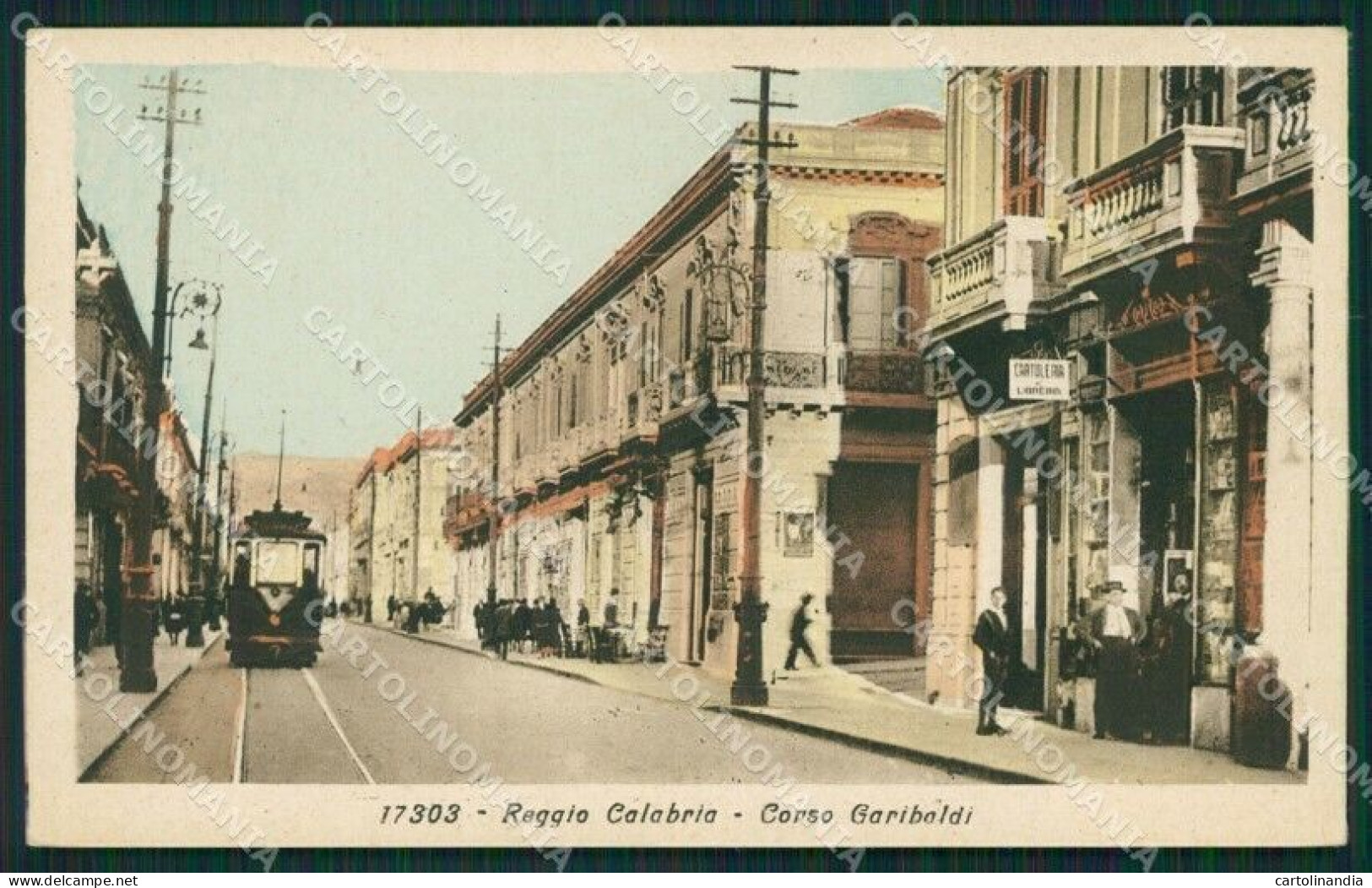 Reggio Calabria Città Tram Cartolina QZ4040 - Reggio Calabria